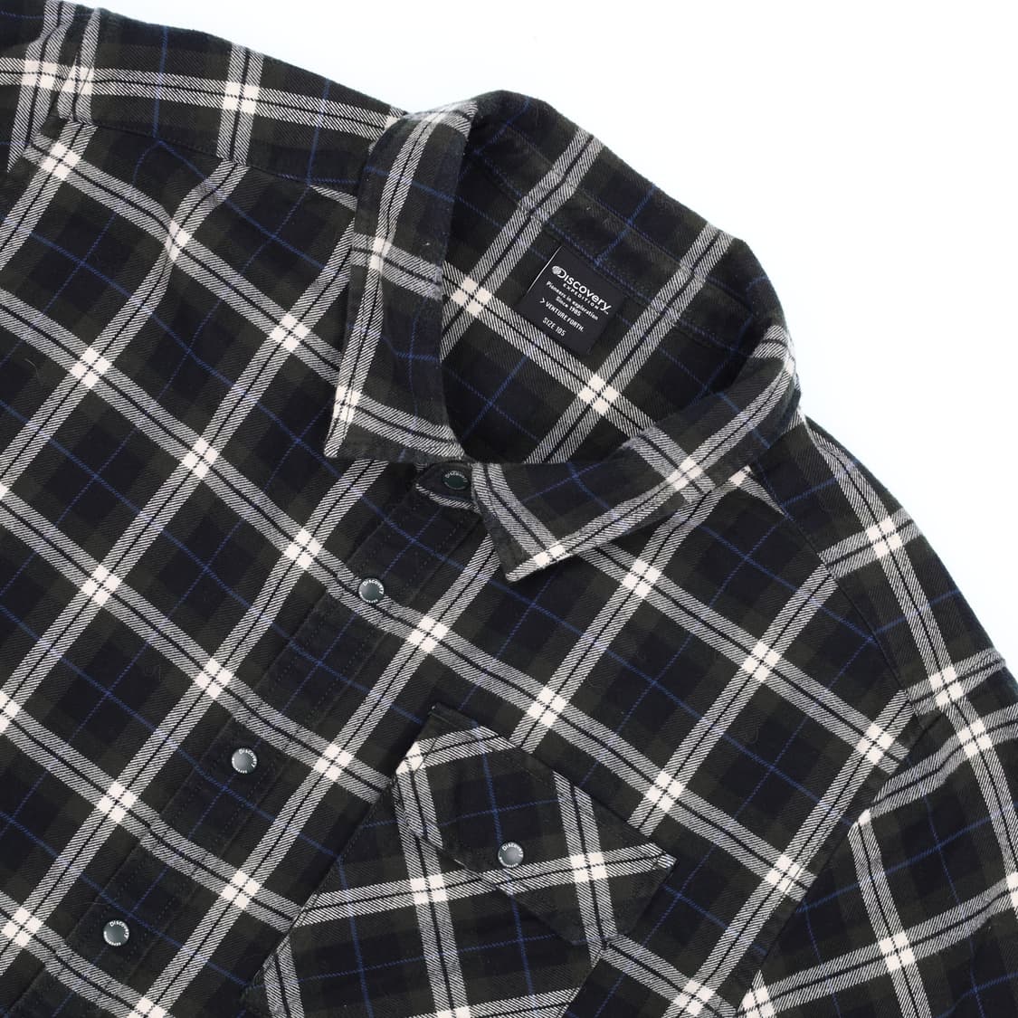 [105] 디스커버리 남성 체크 남방 긴팔 셔츠 N6856 상품이미지4