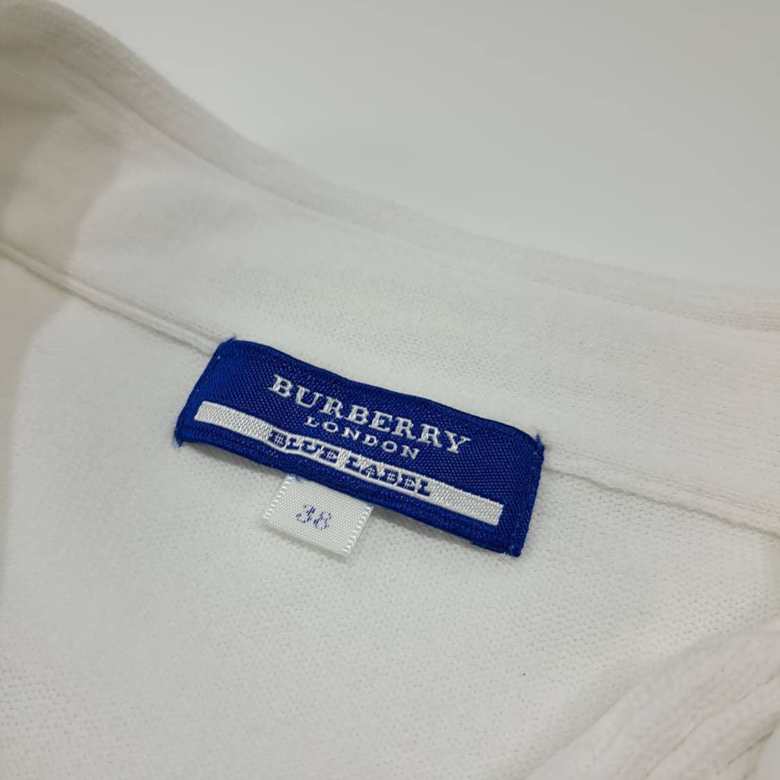 CL862 S 버버리 00s 블루라벨 하이넥 슬리브리스 니트 탑 상품이미지5