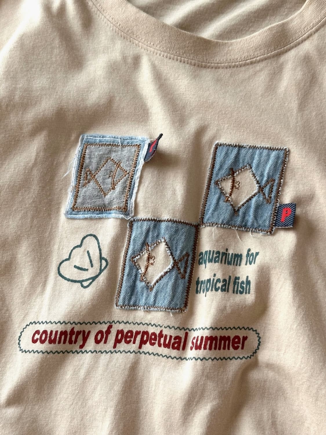 Design patch t-shirt 상품이미지3