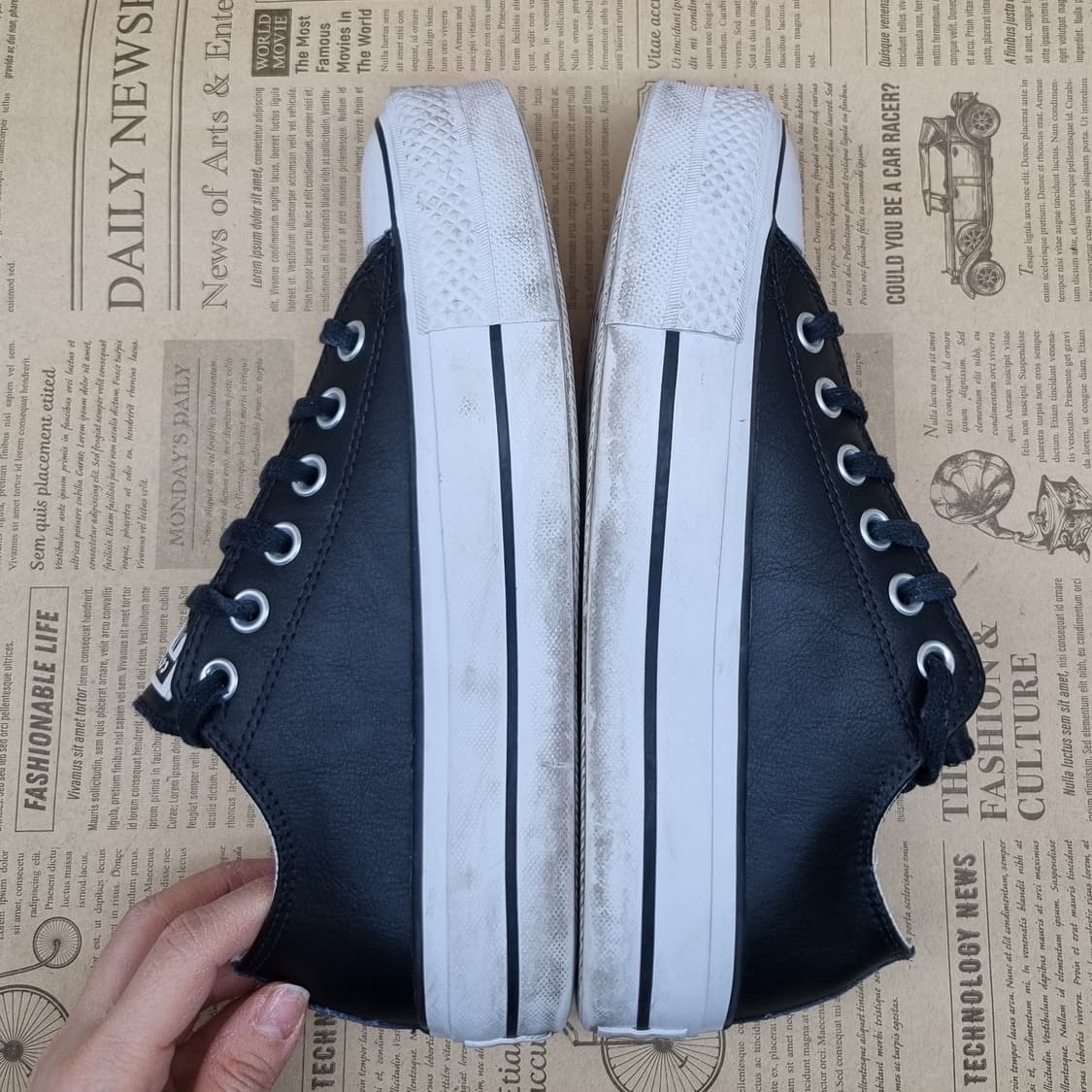 컨버스 리프트 레더 여성스니커즈 235 상품이미지5