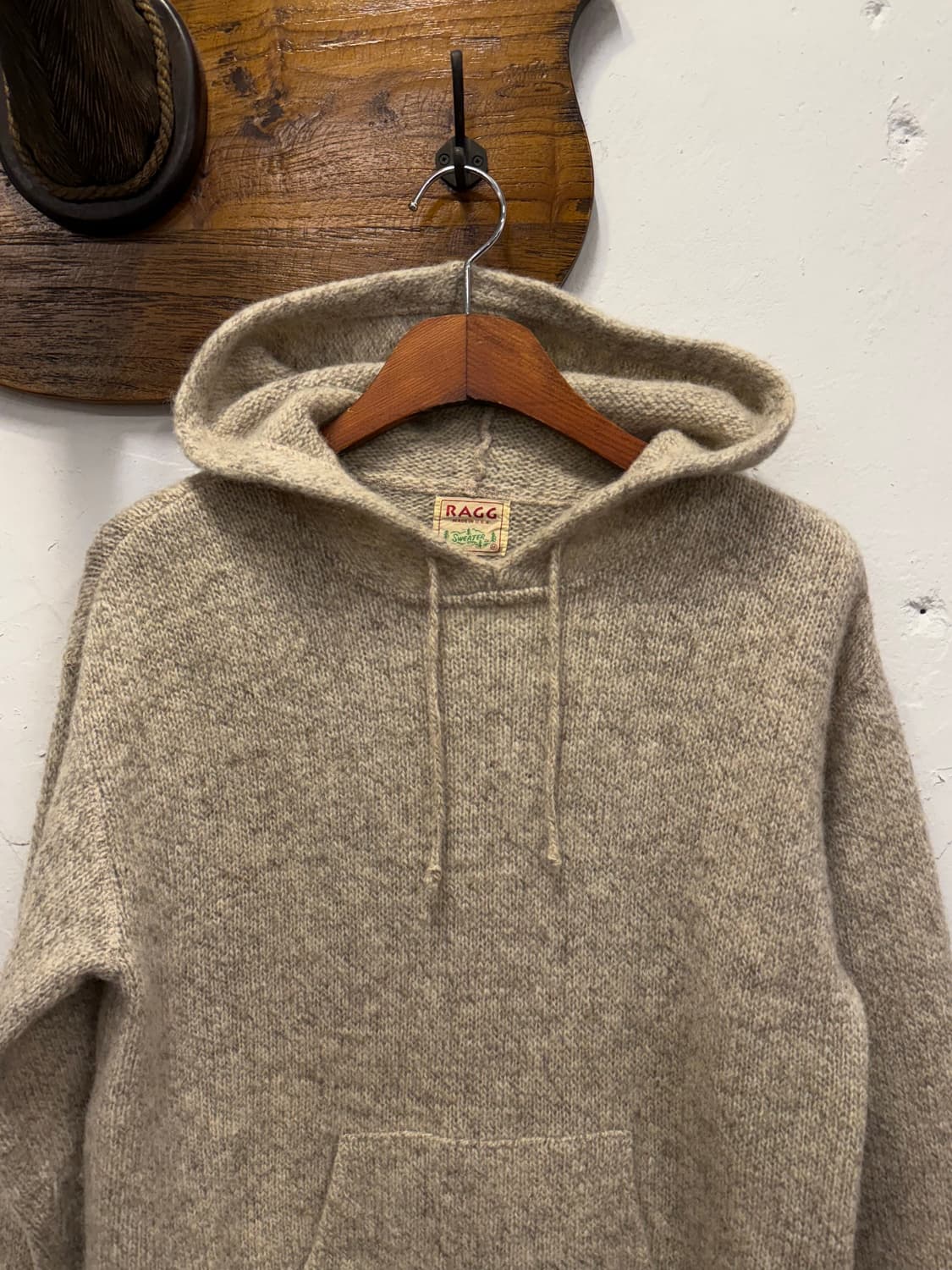 M) USA Ragg Wool Knit Hoodie 상품이미지1