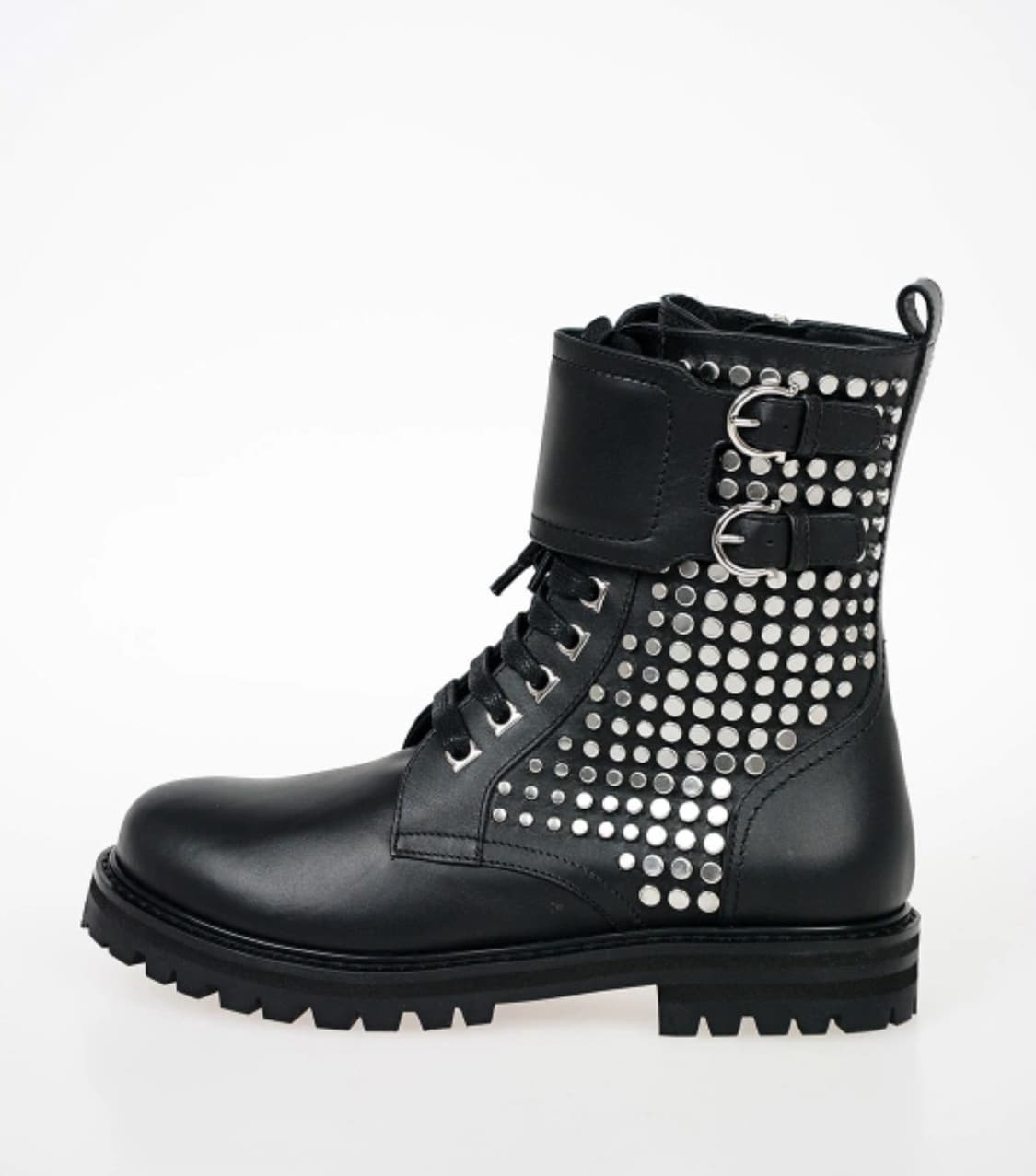 페라가모 스터드 지퍼부츠 37.5 상품이미지2