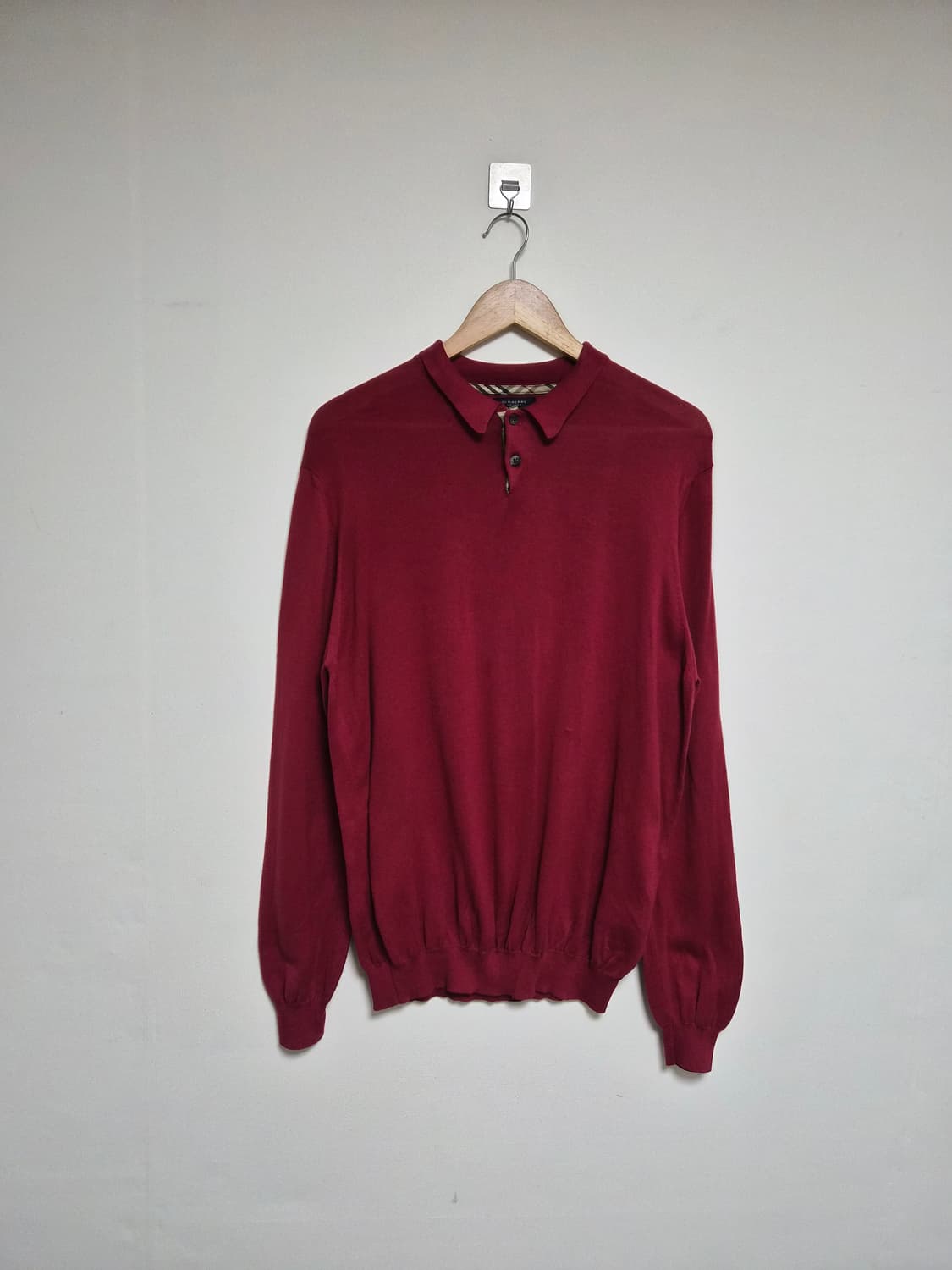 버버리Burberry 카라 니트 M사이즈 - T31 상품이미지1