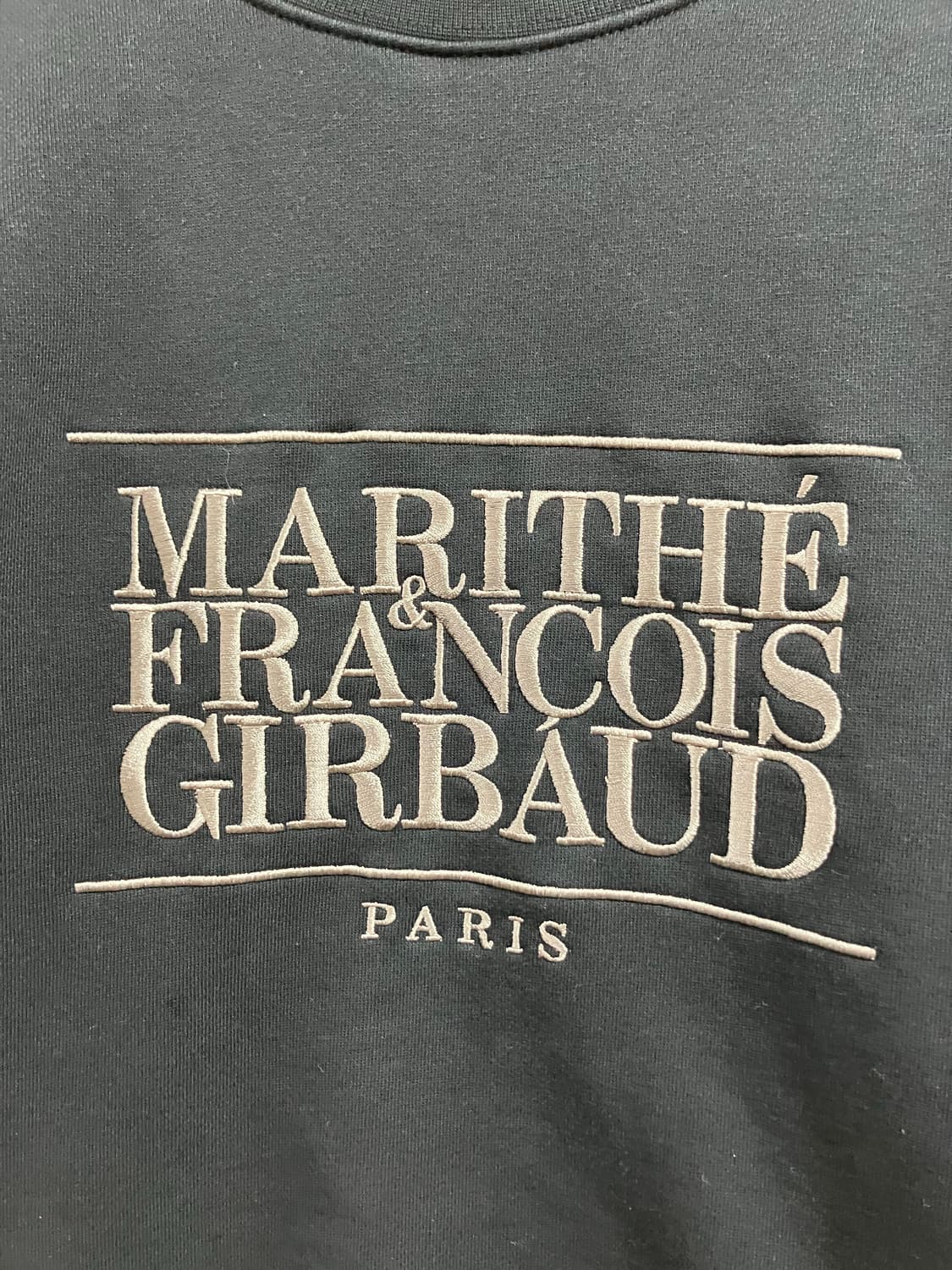 마리떼 프랑소와 저버 맨투맨 블랙 L 상품이미지4