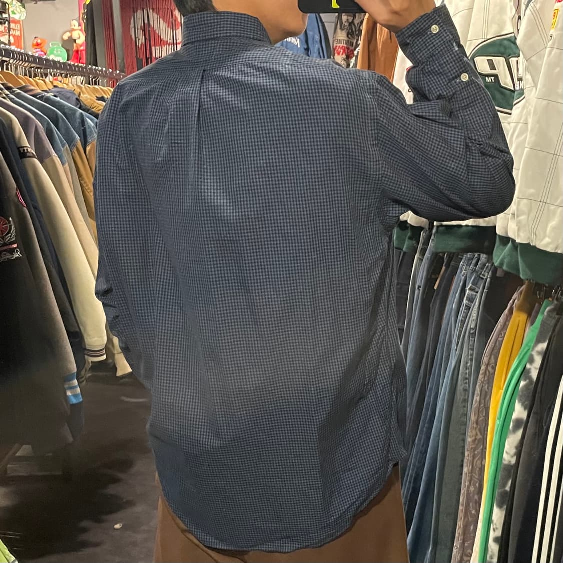 [IM] Polo 폴로 딥블루 체크 긴팔셔츠 상품이미지5