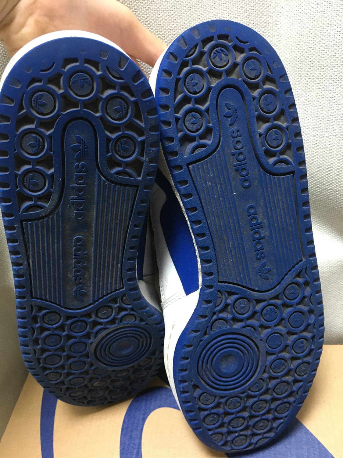 아디다스 포럼 로우 화이트 로얄블루 250-255 상품이미지5