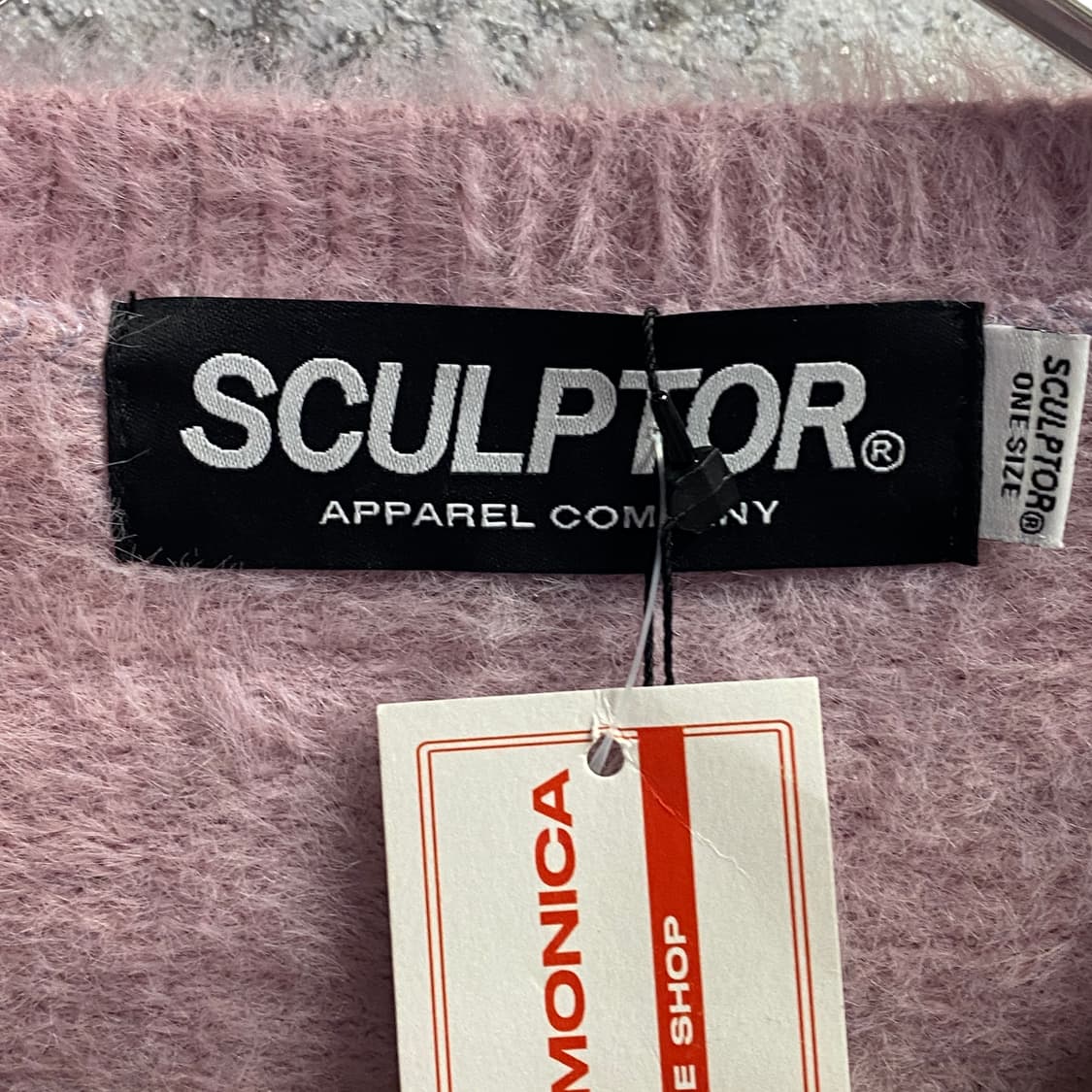 스컬프터 스몰 로고 모헤어 가디건 B3189 상품이미지4