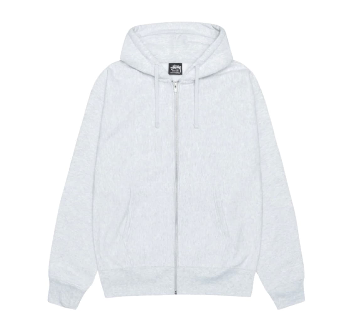 스투시 부아나 스탁 집 후드 애쉬헤더 상품이미지2