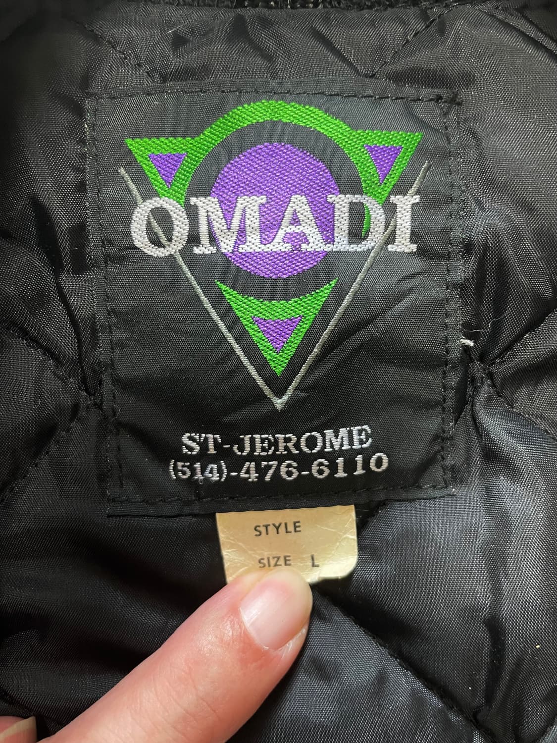 국내 유일 90s Made Canada 펄프픽션 빈티지 바시티 자켓 상품이미지6