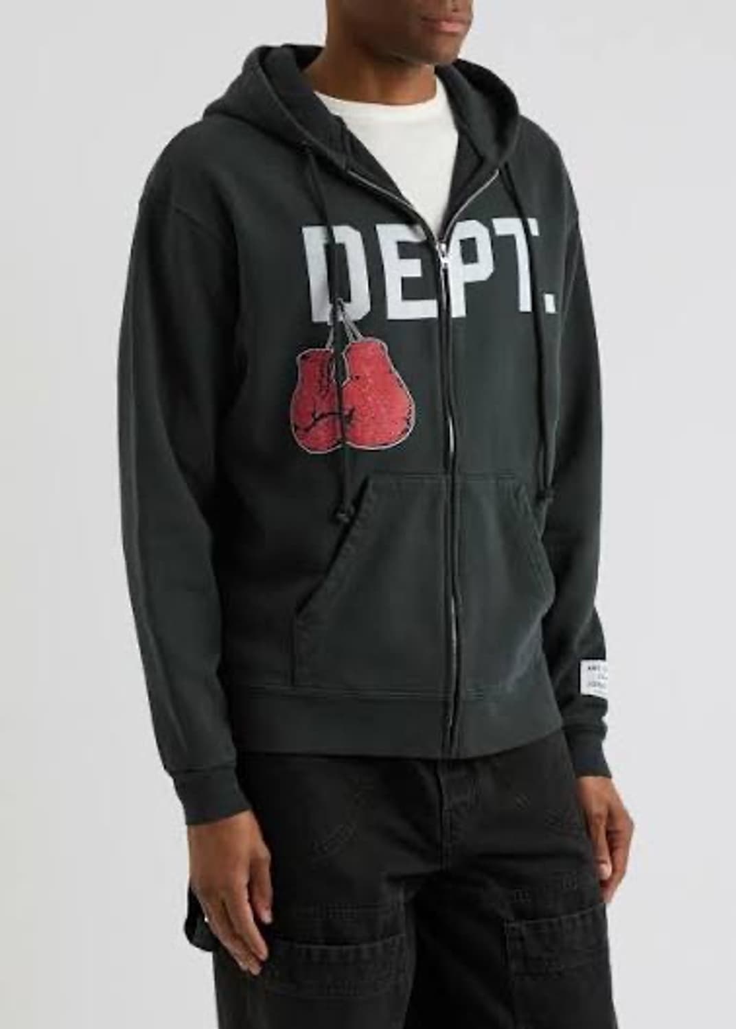 [XL] 갤러리디파트먼트 복싱 머치 후드 집업 블랙 상품이미지2