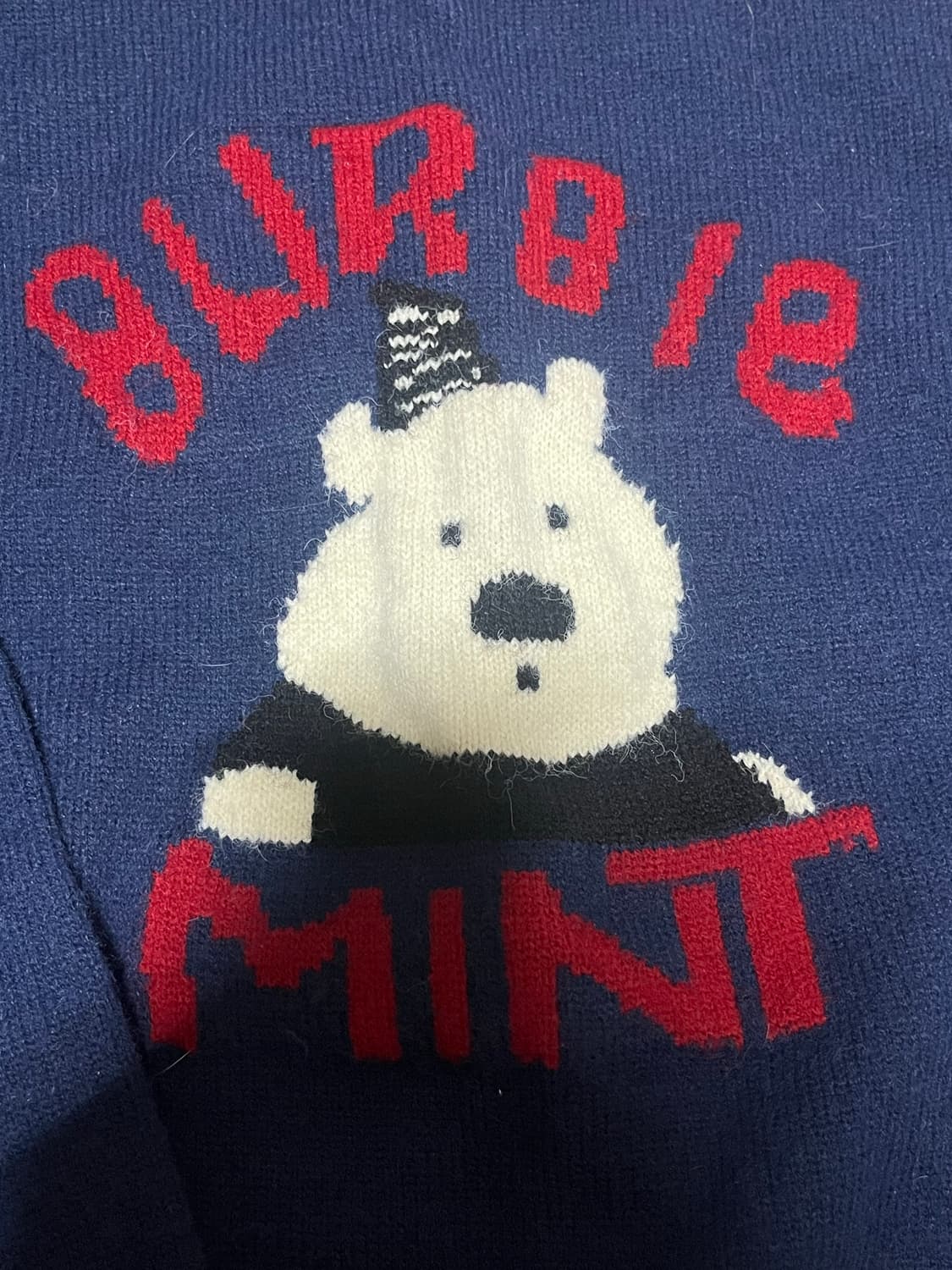 빈티지 곰돌이 니트 상품이미지2