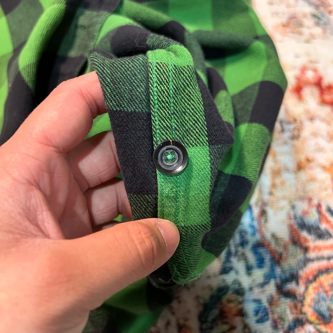 [L]폴로 랄프로렌 버팔로 체크 플란넬 셔츠 상품이미지6