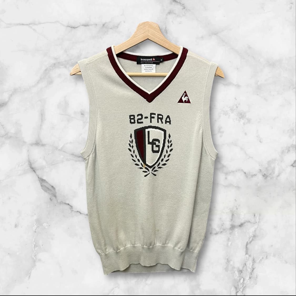 르꼬끄 코튼 아크릴 베스트 조끼 M 상품이미지1