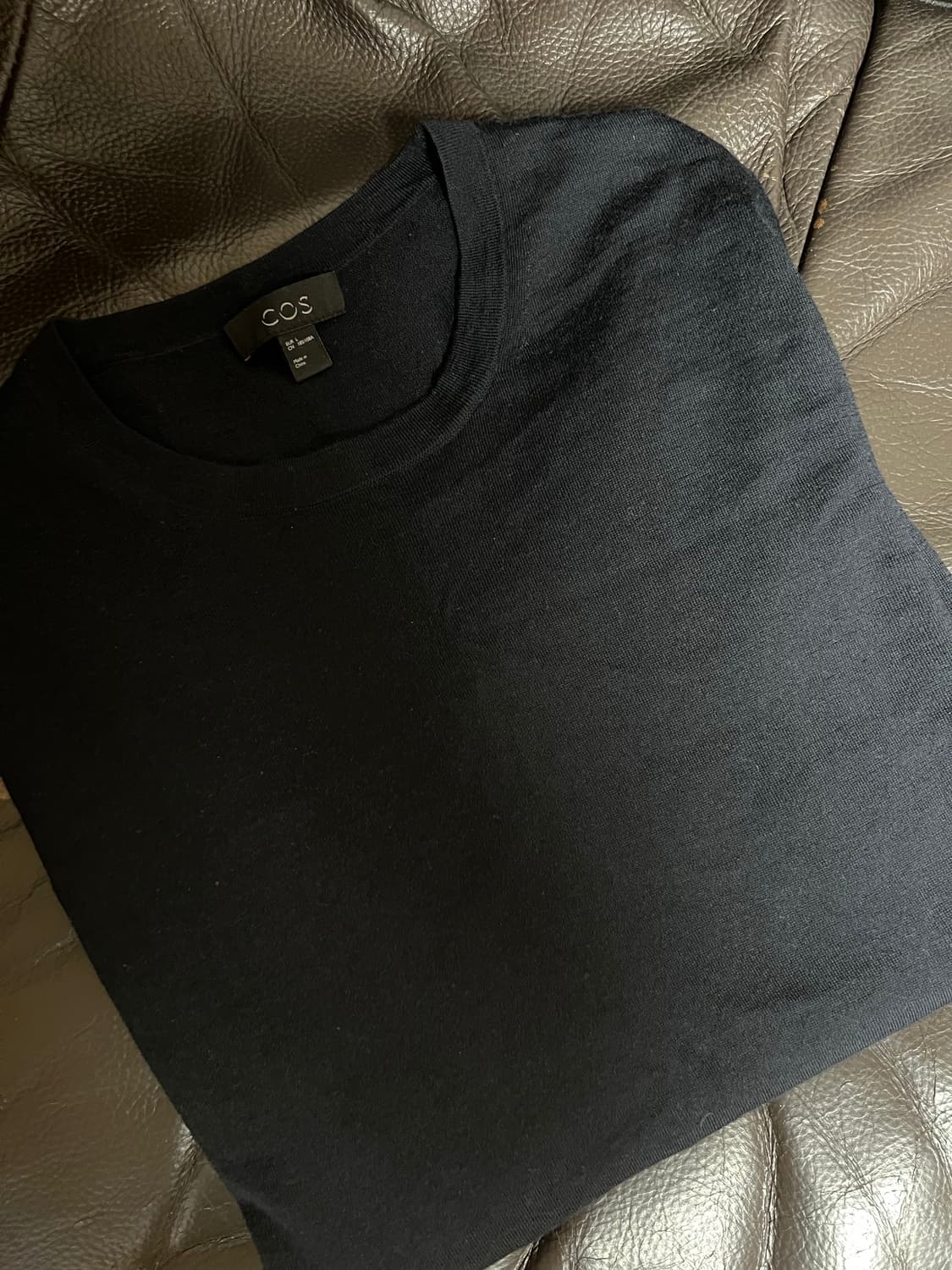 코스 네이비 니트 슬림 l사이즈 상품이미지1