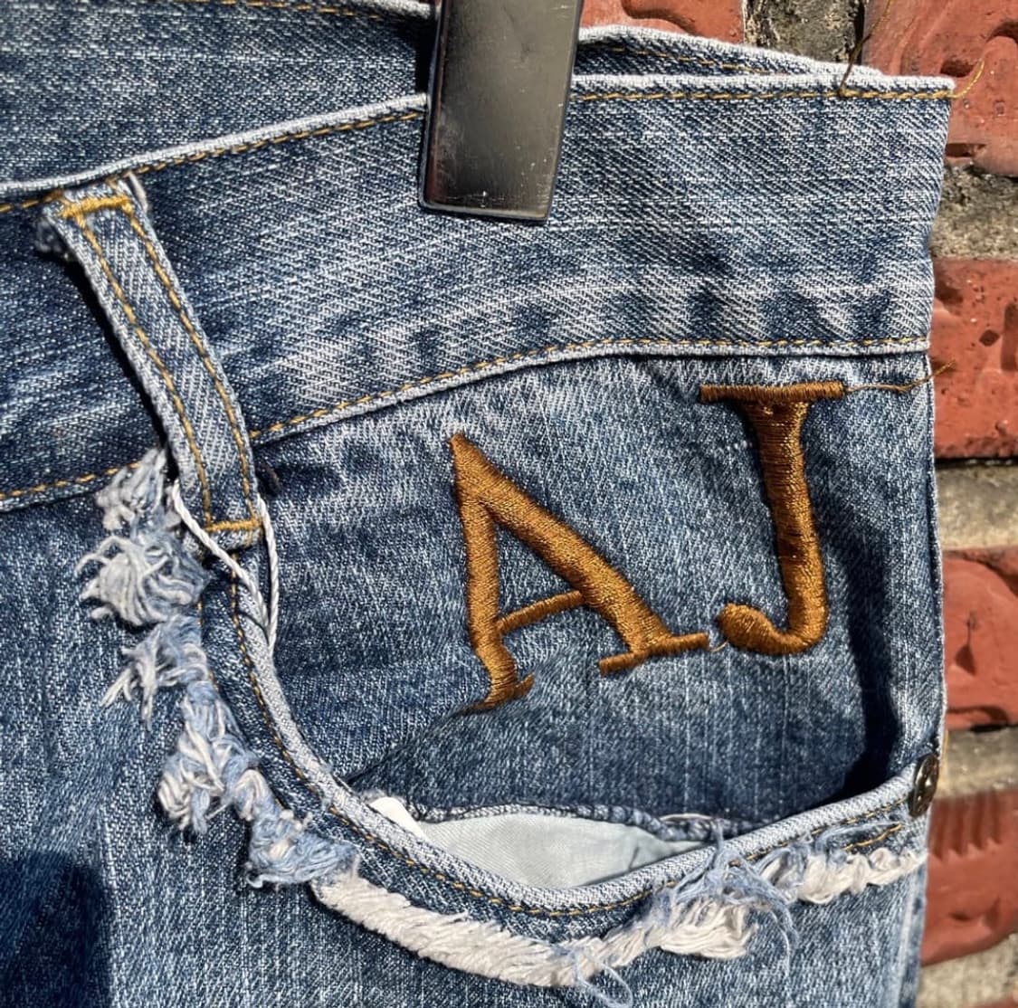 Vintage Armani Jeans Boots Cut Denim 상품이미지7