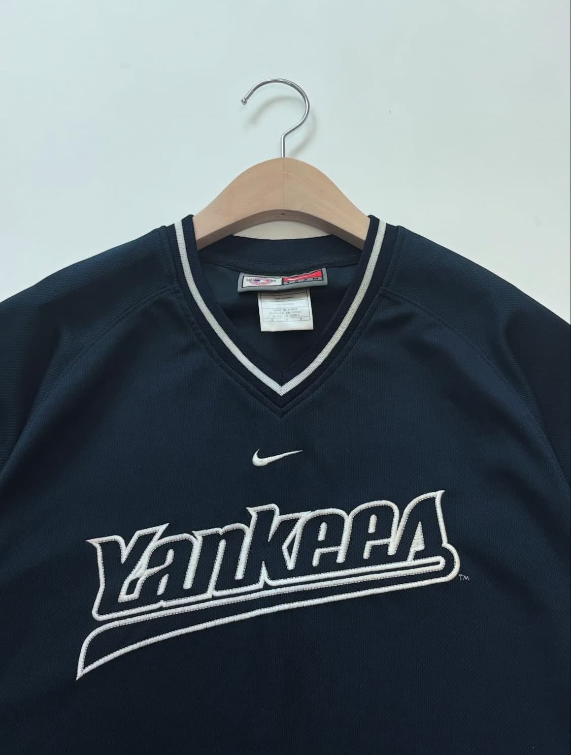 Nike 나이키 뉴욕양키스 베이스볼 네이비 져지 티셔츠 상품이미지6