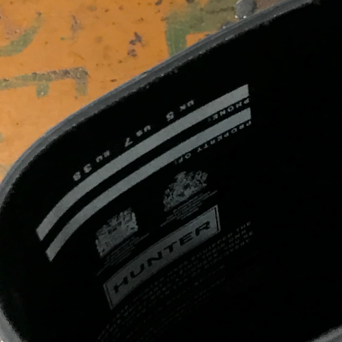 HUNTER 헌터 무광 블랙 레인부츠 240 사이즈 상품이미지5