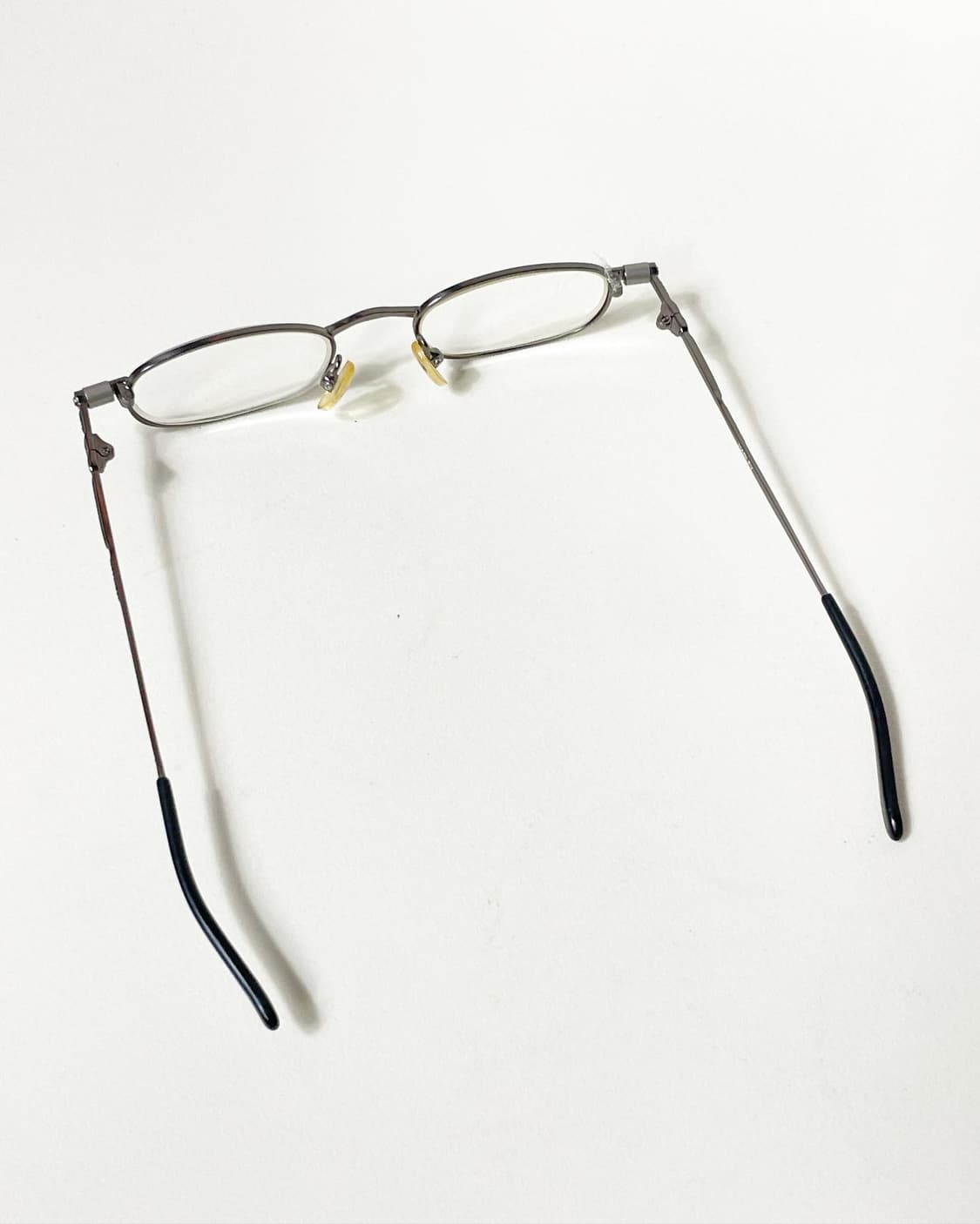 90s 유럽제 HARLEY 스퀘어 티타늄 빈티지 안경 상품이미지5