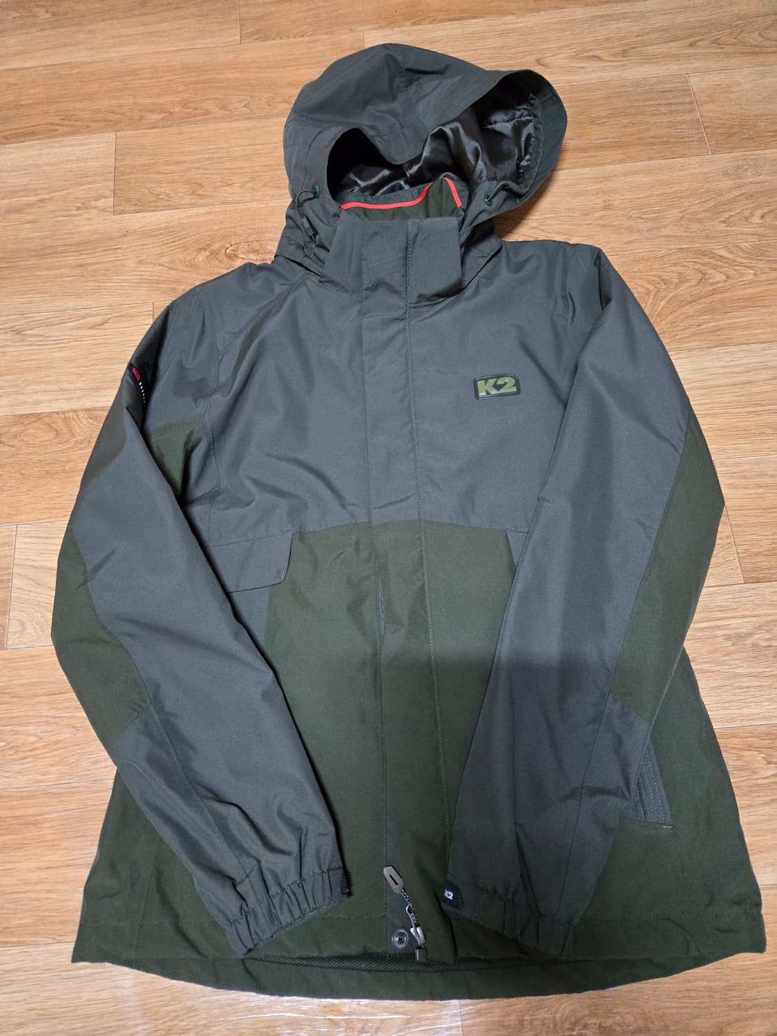 K2여성 카키 바람막이 자켓(M사이즈) 상품이미지1