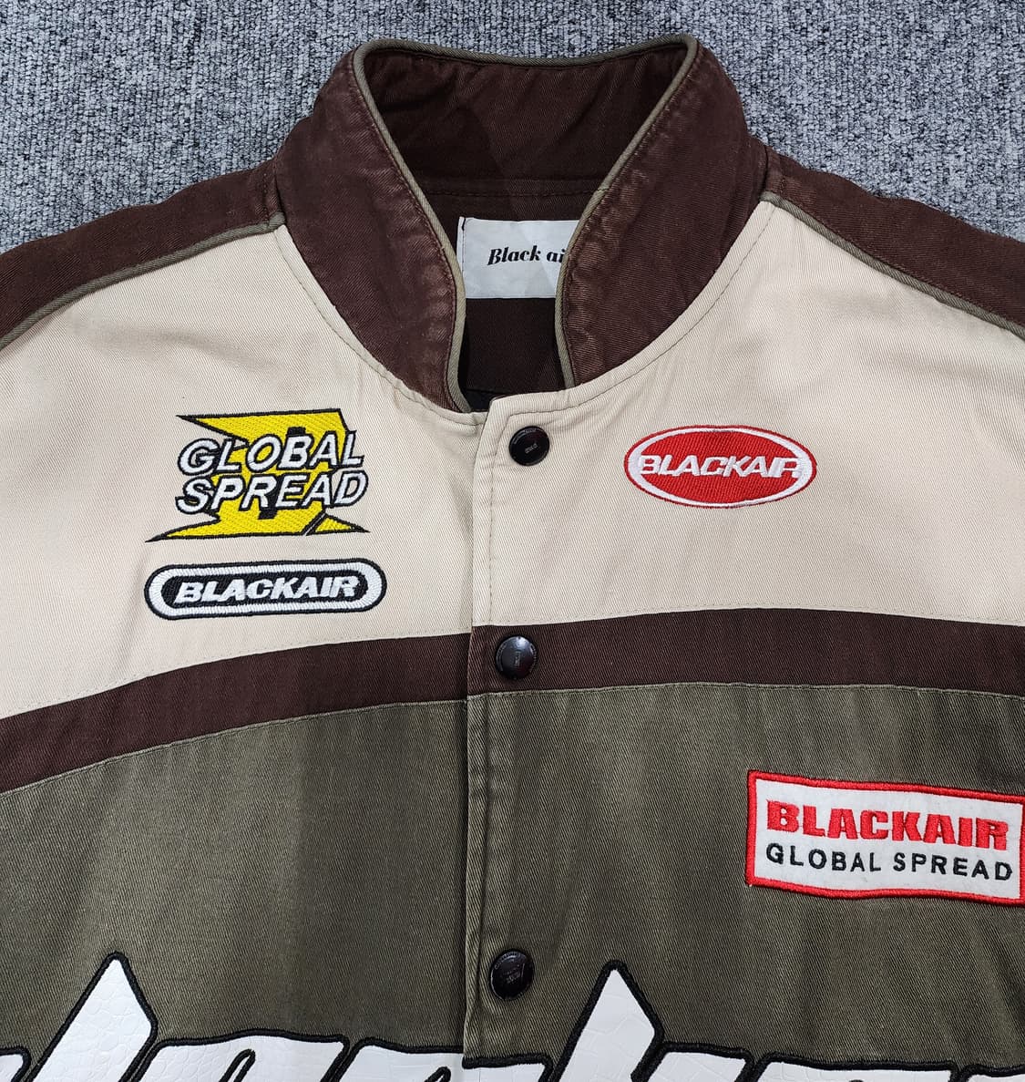 빈티지 모터사이클 레이싱 자켓 XL 상품이미지5