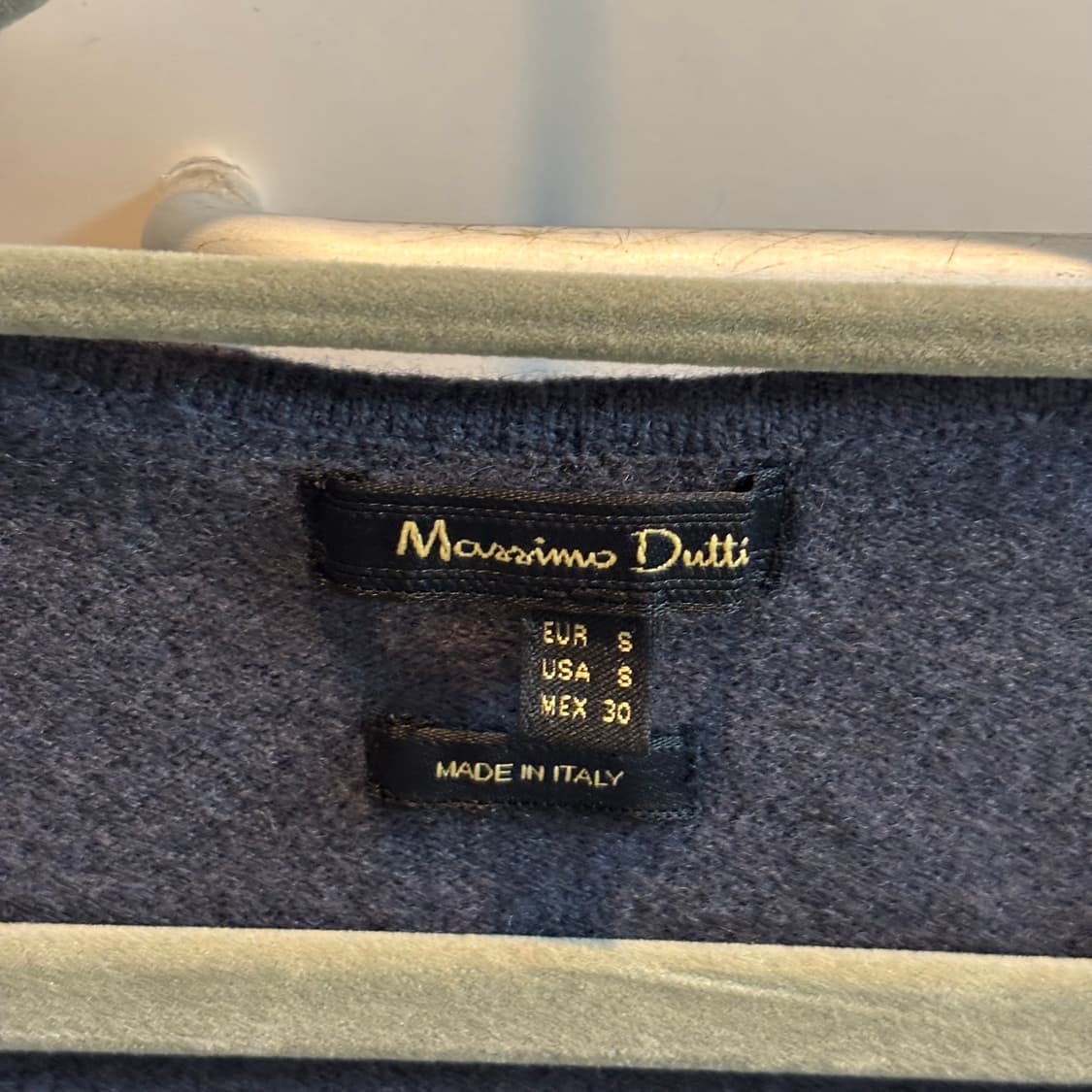 마시모뚜띠 이태리제 양모(울) 다크네이비 원피스 상품이미지9
