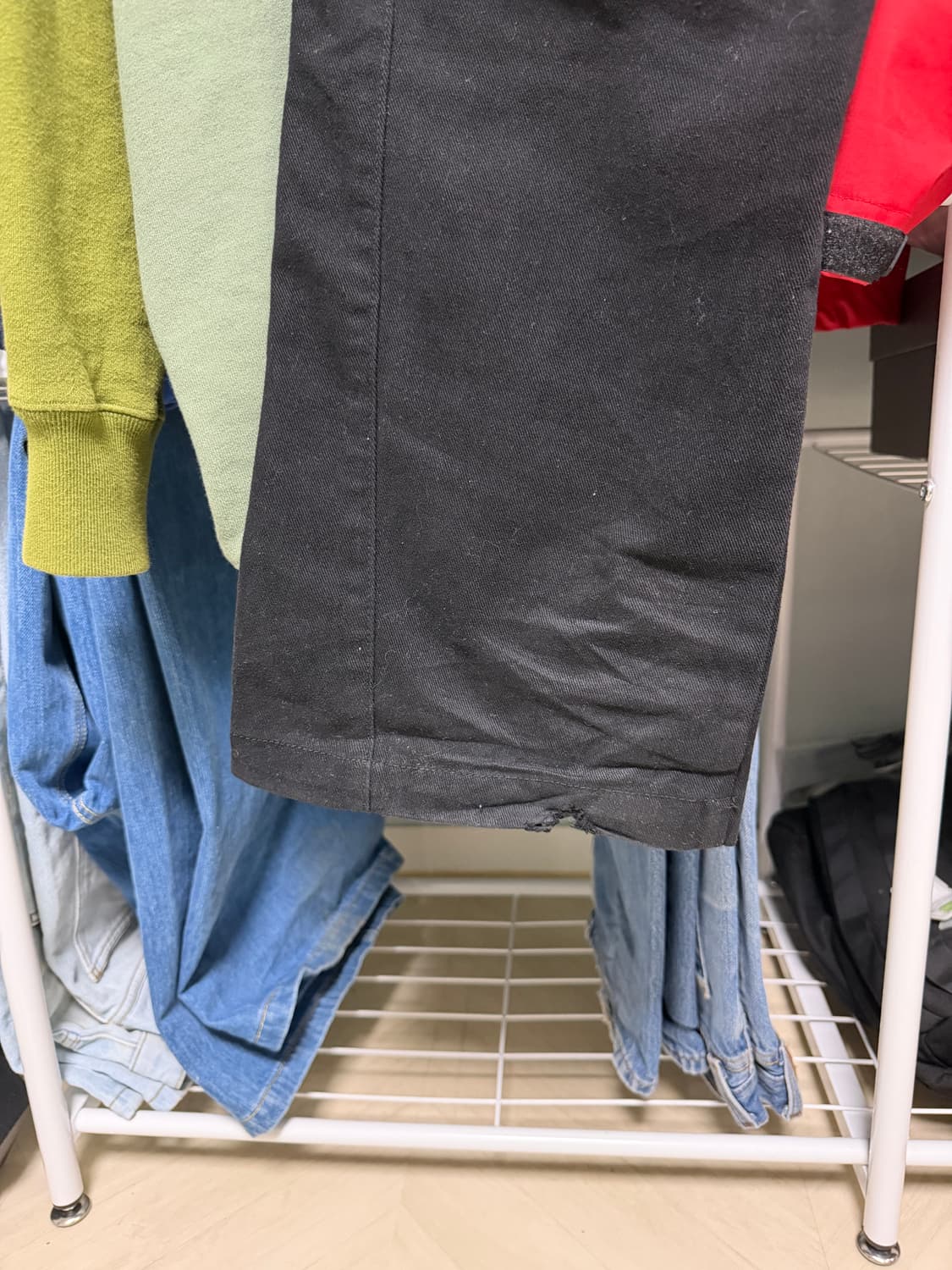 플라스틱 프로덕트 지퍼팬츠(M) 상품이미지4