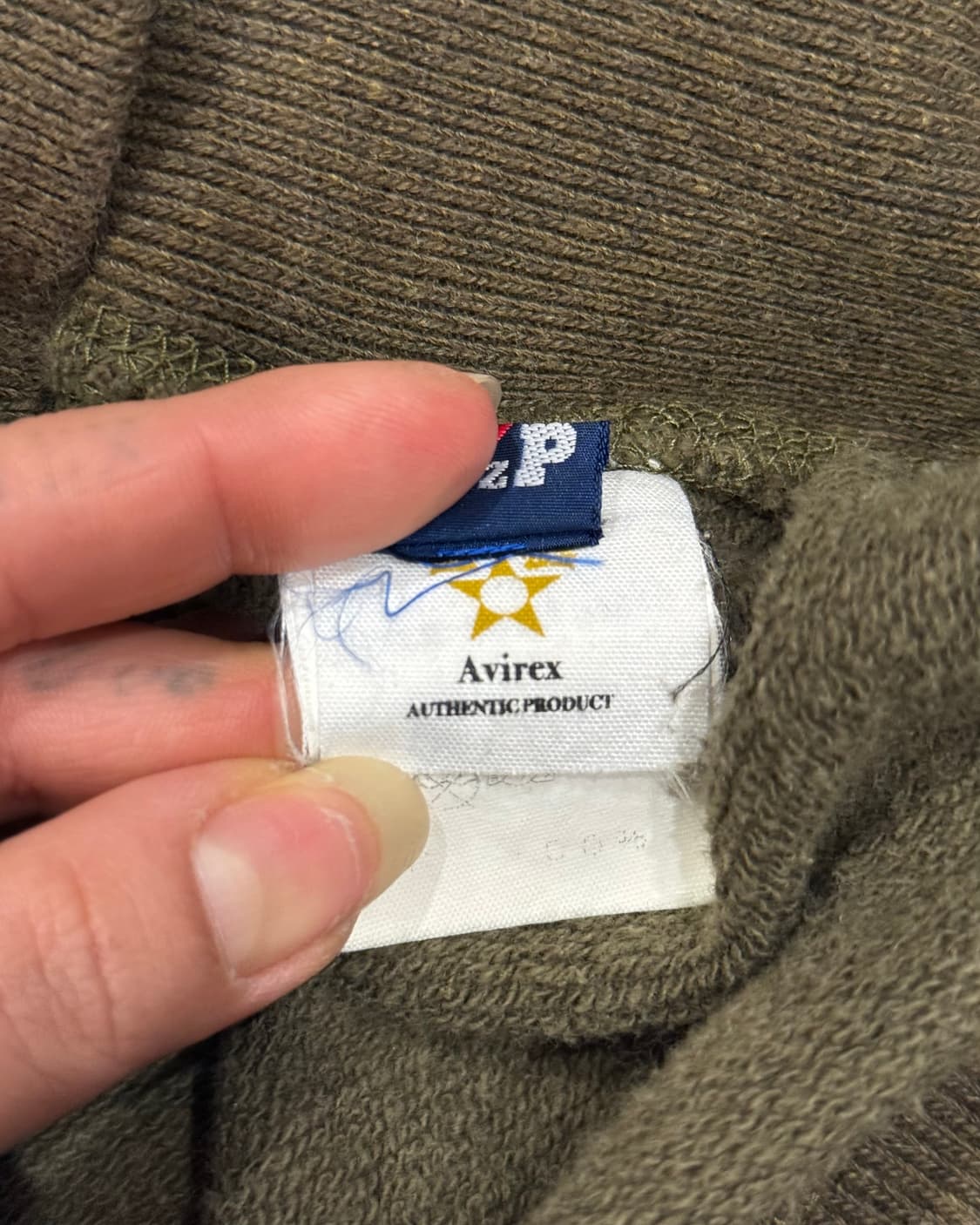 아비렉스 USA 스페셜 에디션 카키 후드 상품이미지5