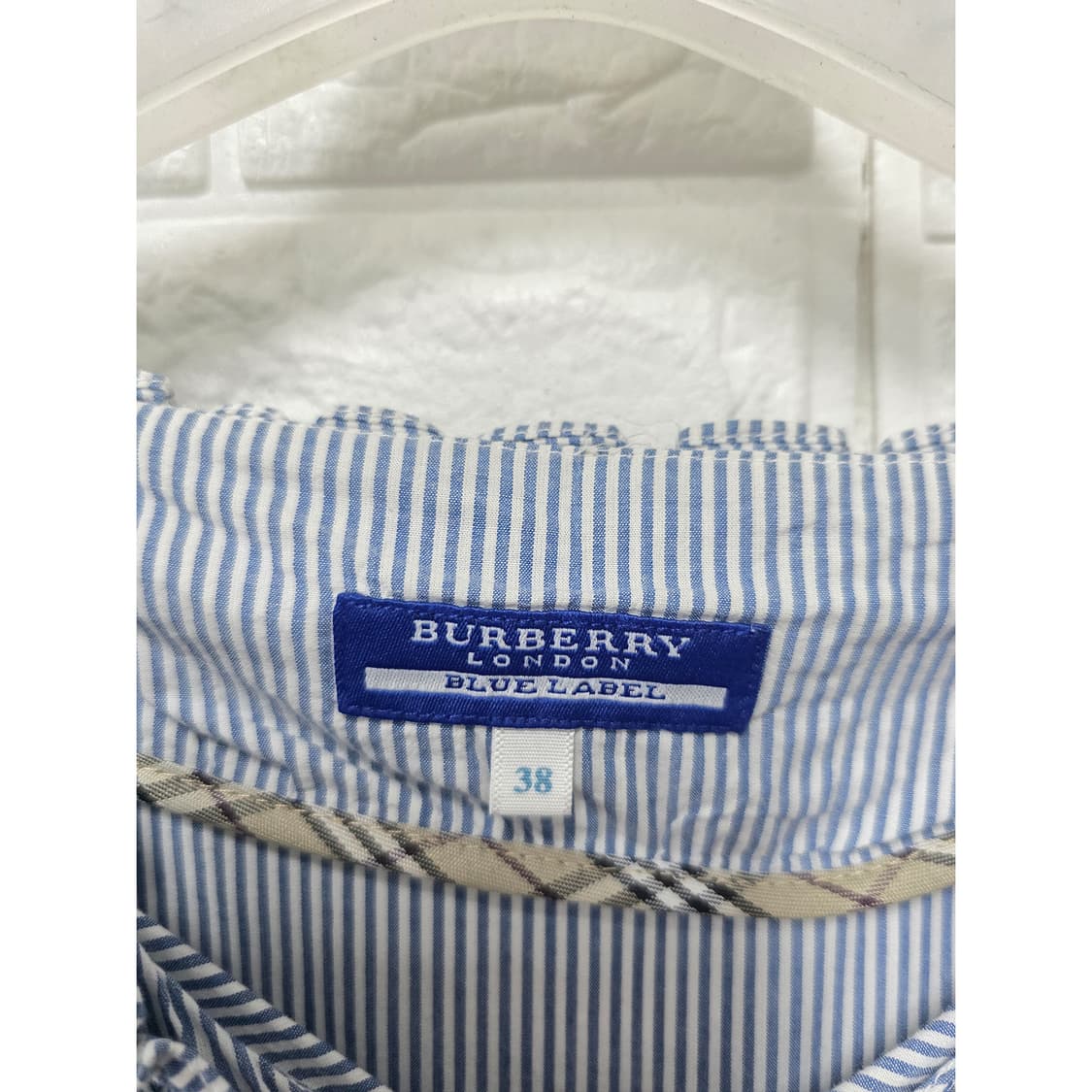 택포_ 버버리 런던 블루 라벨 스트라이프 원피스 M 상품이미지2