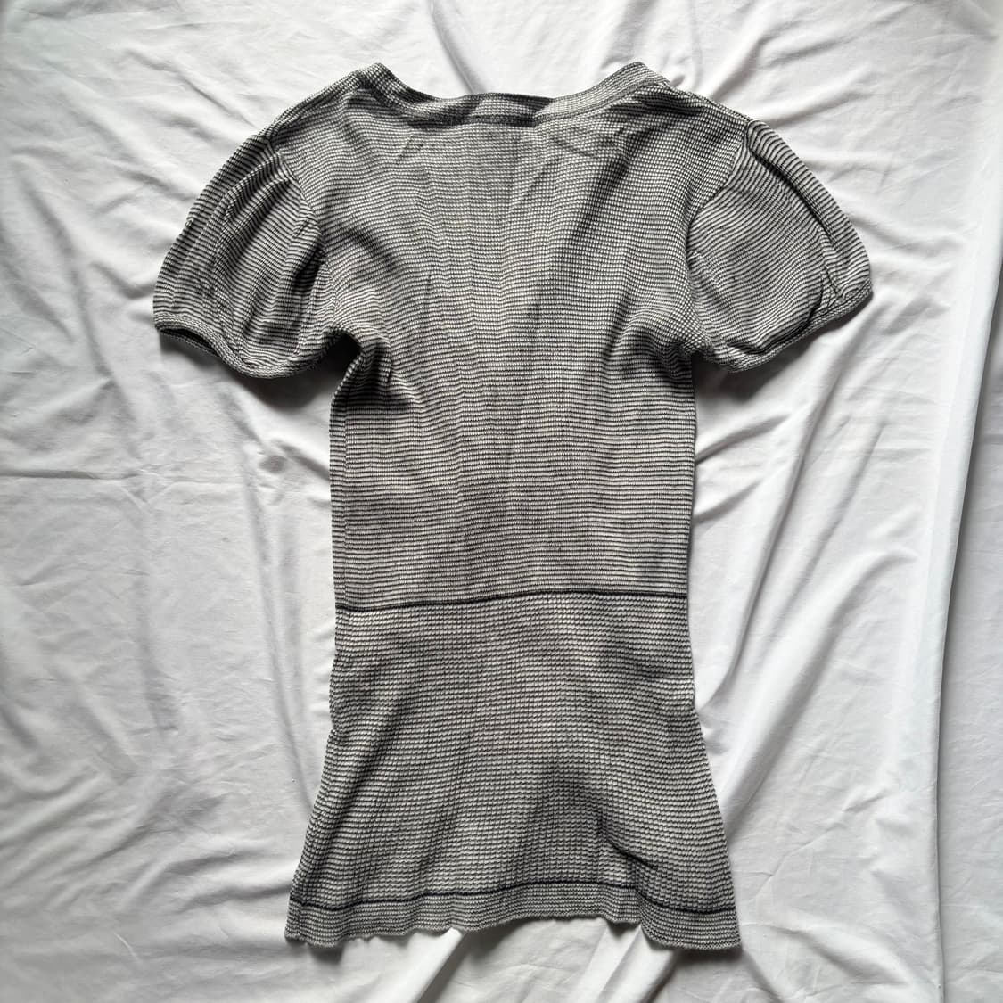 빈티지 gaudi 공겜여주 모리 반팔 니트 갸루 상품이미지3