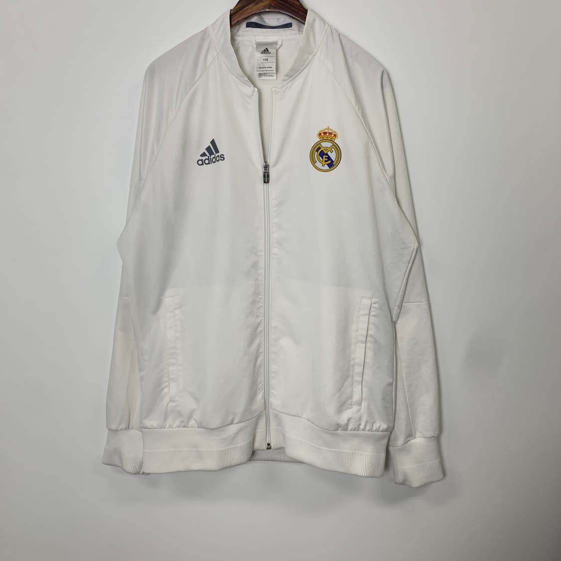 아디다스 레알마드리드 화이트 트랙 져지 상품이미지2