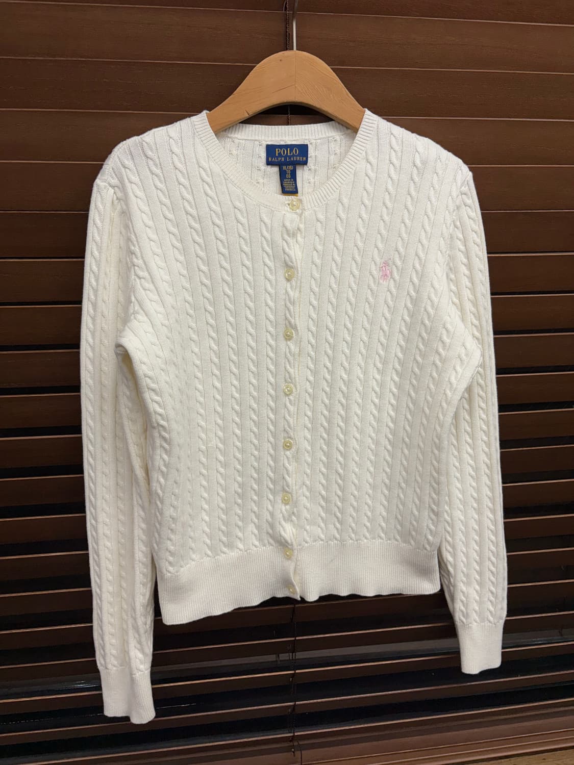 폴로 랄프로렌 꽈배기 케이블 니트 가디건 상품이미지2