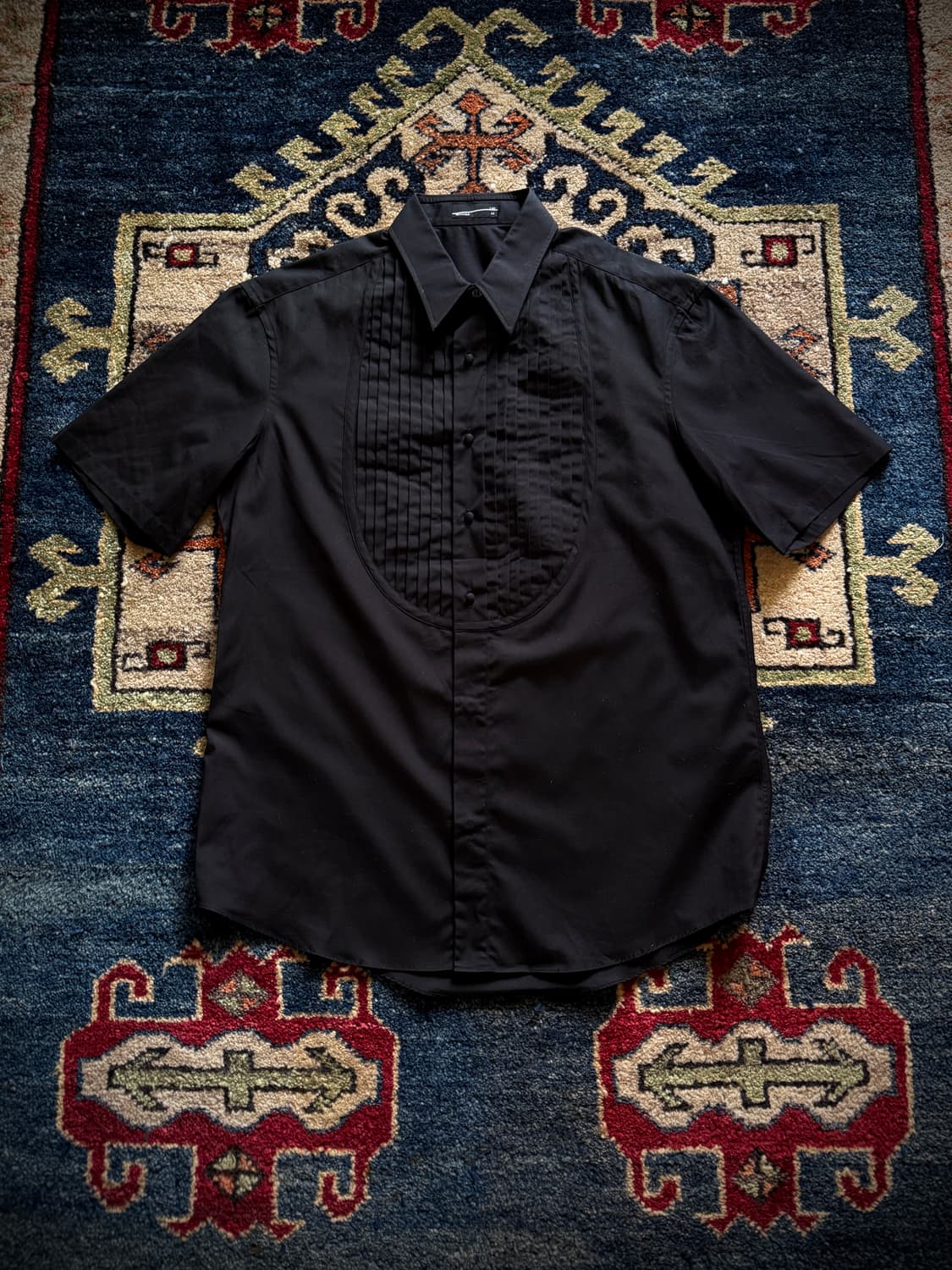 Lad Musician pleated bib shirt 상품이미지1