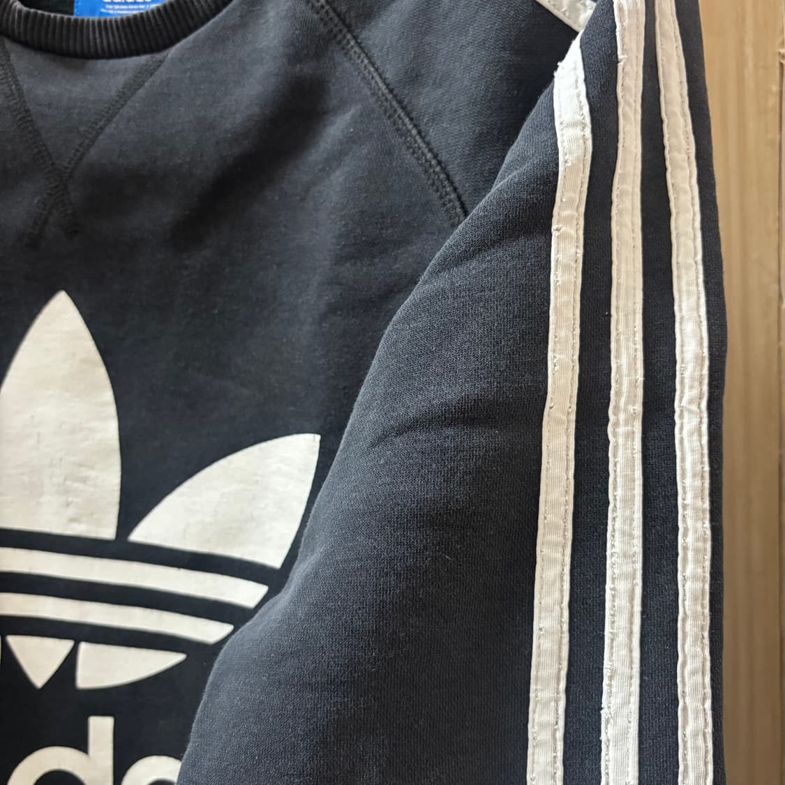 (M사이즈95/급처/빈티지)아디다스 단풍 삼선 맨투맨 상품이미지4