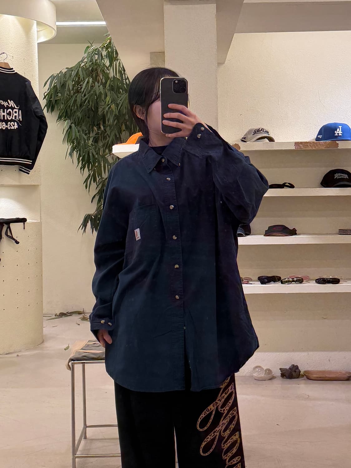 칼하트 원포켓 박시핏 워크 셔츠 U303 상품이미지1