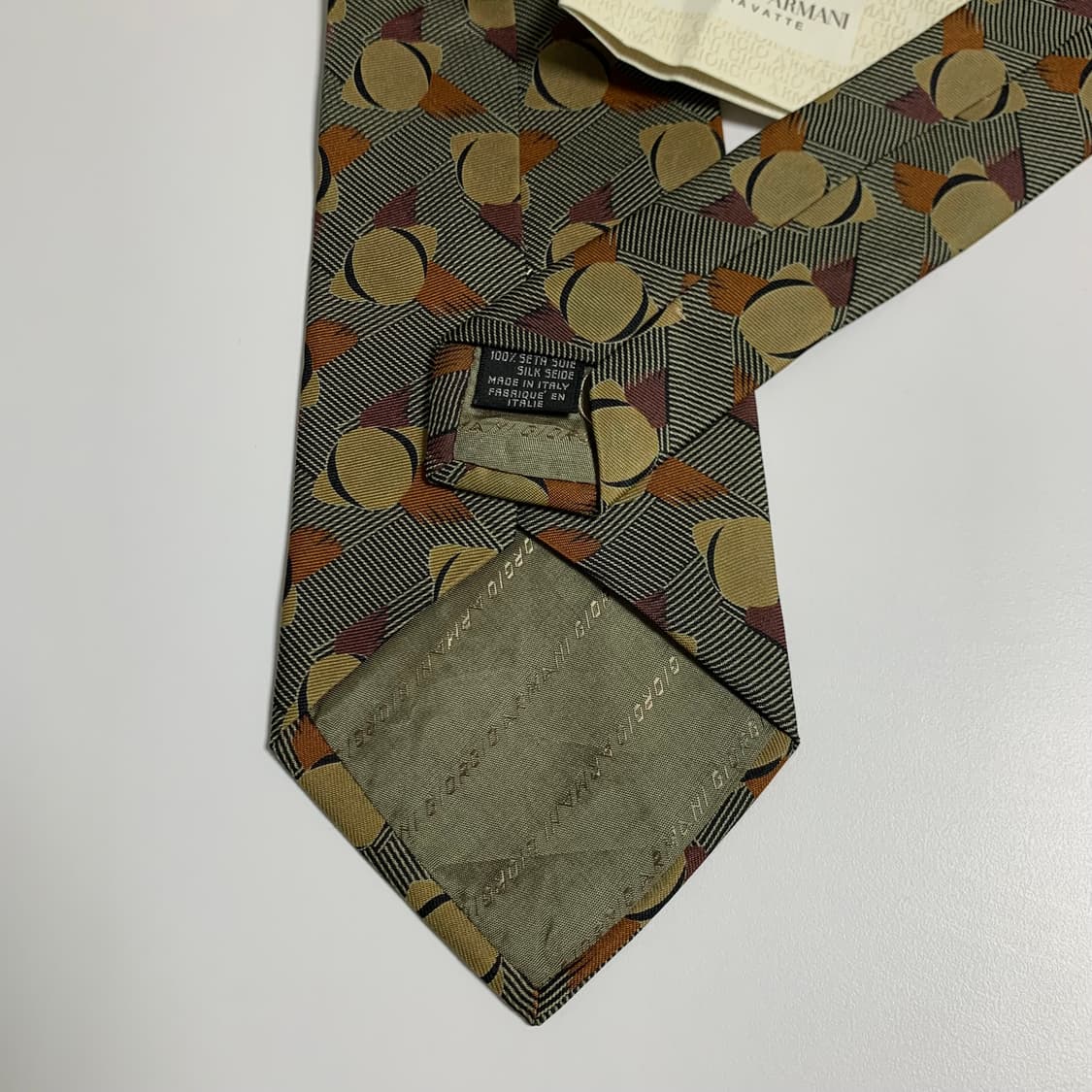 조르지오 아르마니 택 달린 미사용품 명품넥타이 100실크 A+ 9.5cm 상품이미지7