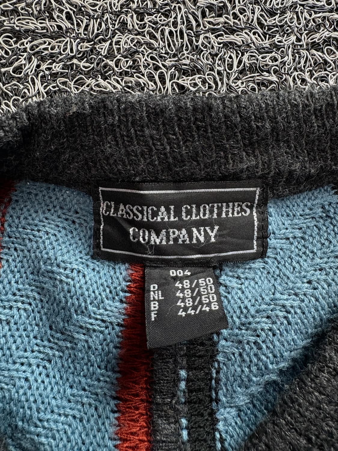 빈티지 아카이브 케이블 패턴 빅시핏 스웨터 3414 상품이미지4