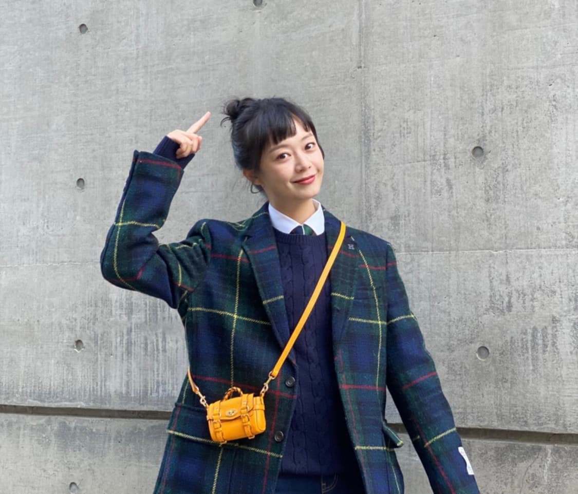 헤지스 트위드 체크자켓 105 상품이미지1