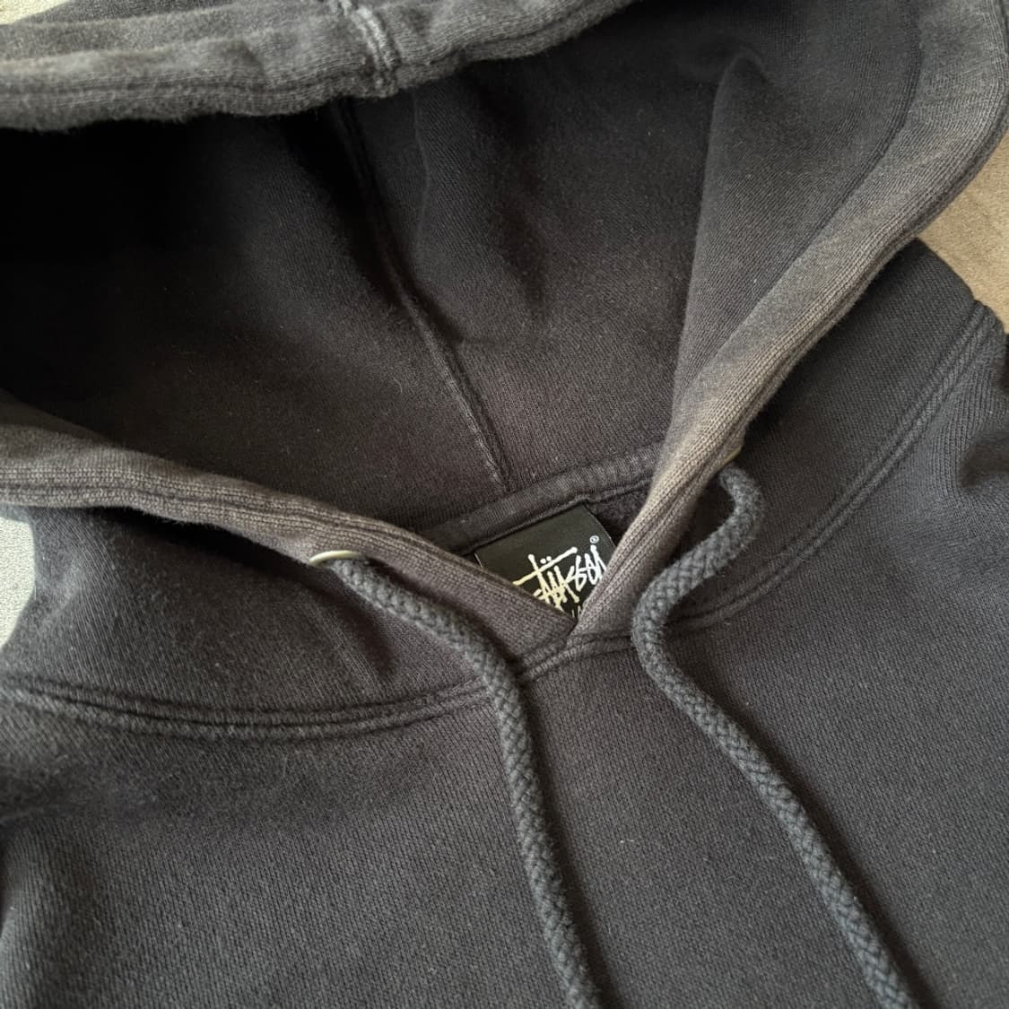 스투시 정품 인터네셔널 트라이브 블랙 후드티 상품이미지4