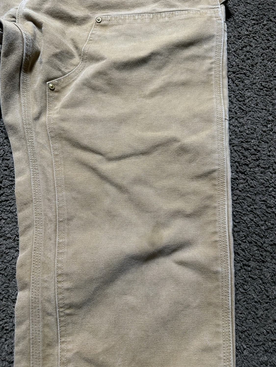 OG USA Vintage 칼하트 B01 BRN 더블니 팬츠 38X32 상품이미지3