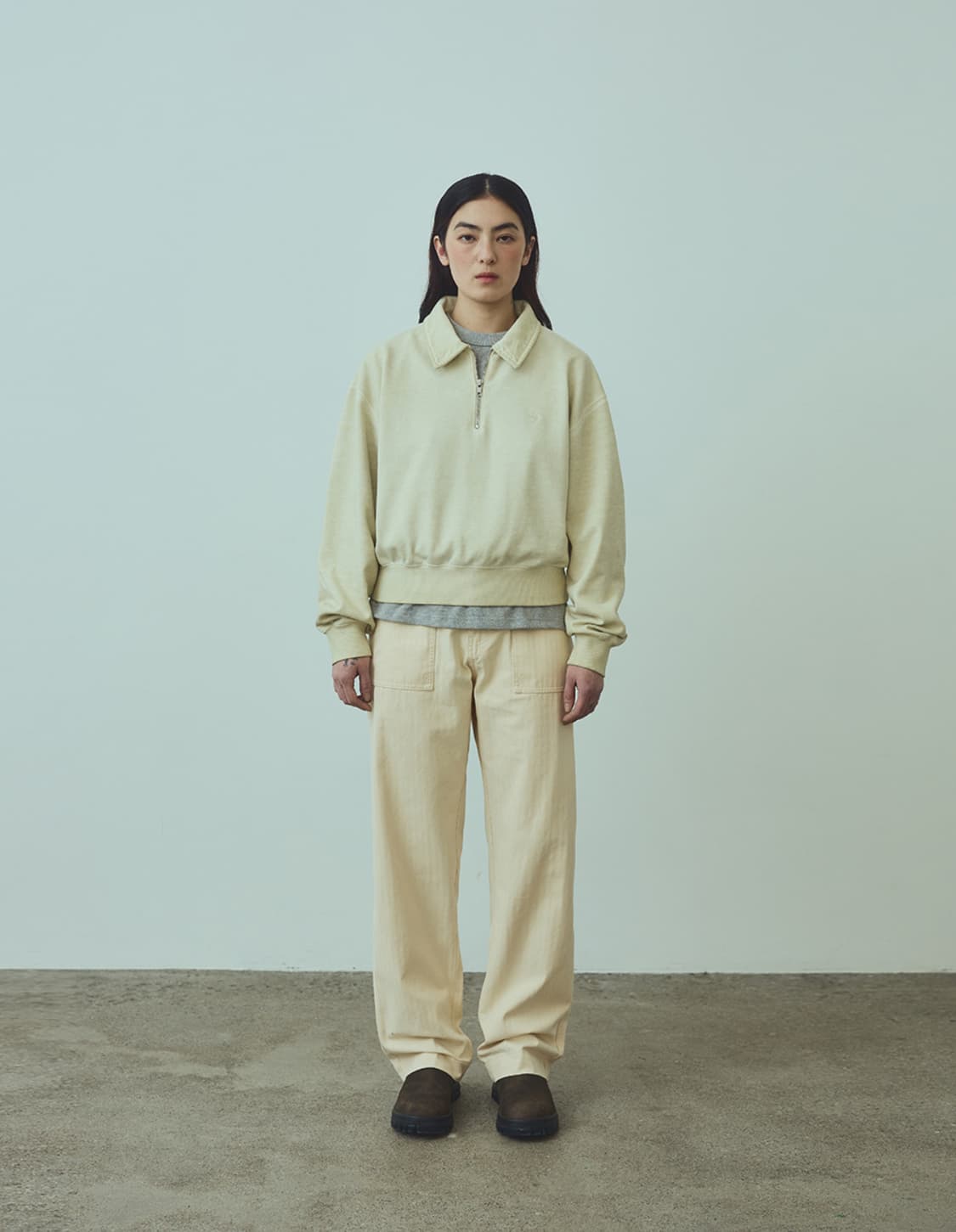 유니폼 브릿지 우먼스 하프 집업 스웻셔츠 상품이미지3