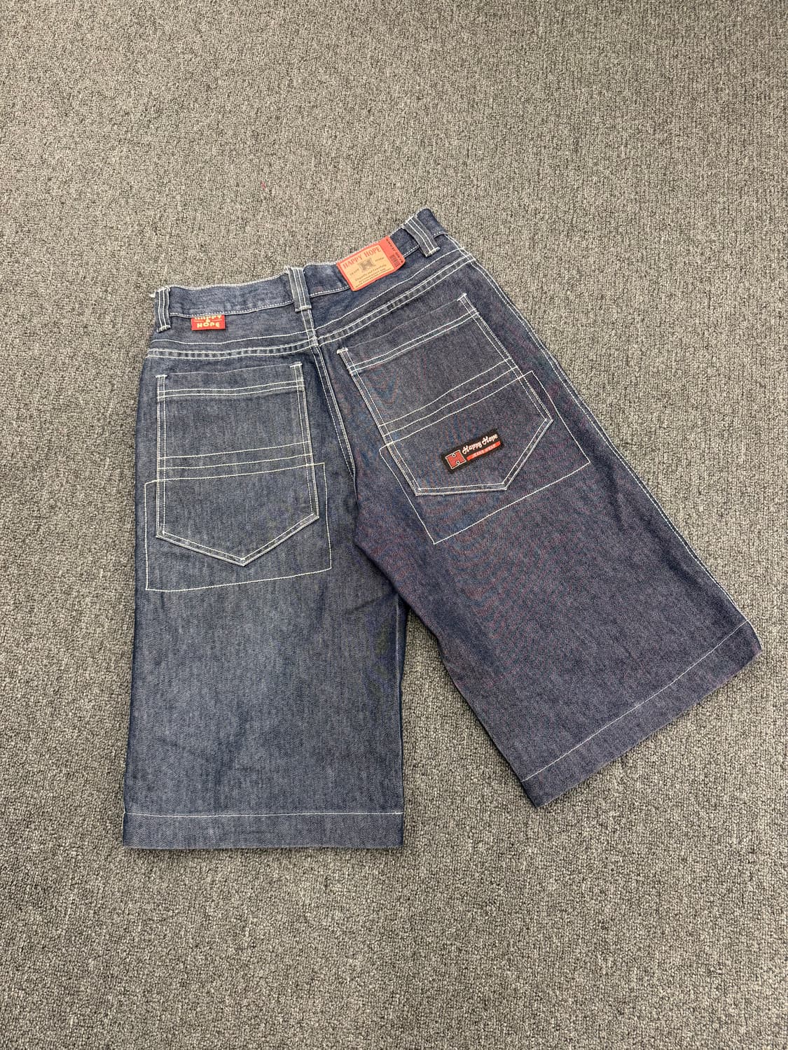 m)Happy hope 빈티지 배기 버뮤다 데님팬츠 상품이미지6