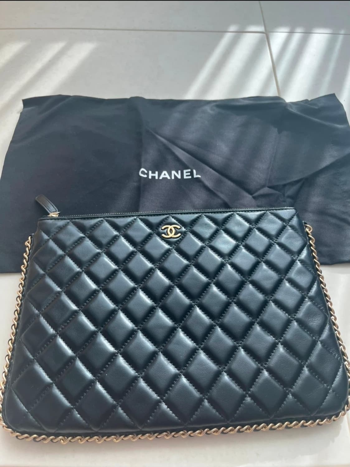 샤넬 체인 클러치백 / 새제품급, 한정판 제품 상품이미지6