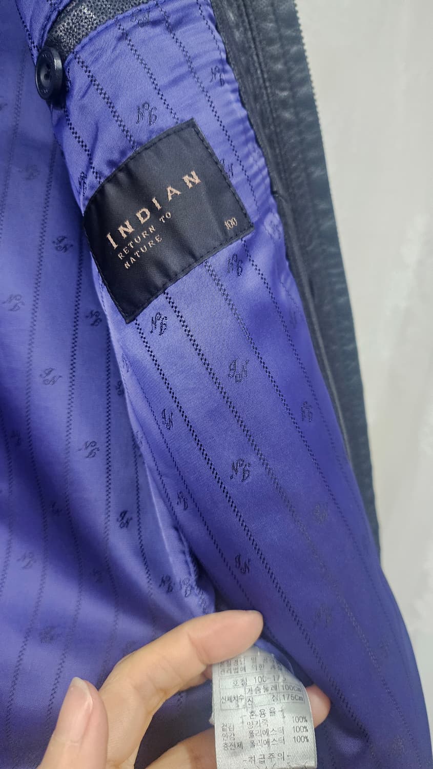 남성 양가죽 블랙 자켓  상품이미지8