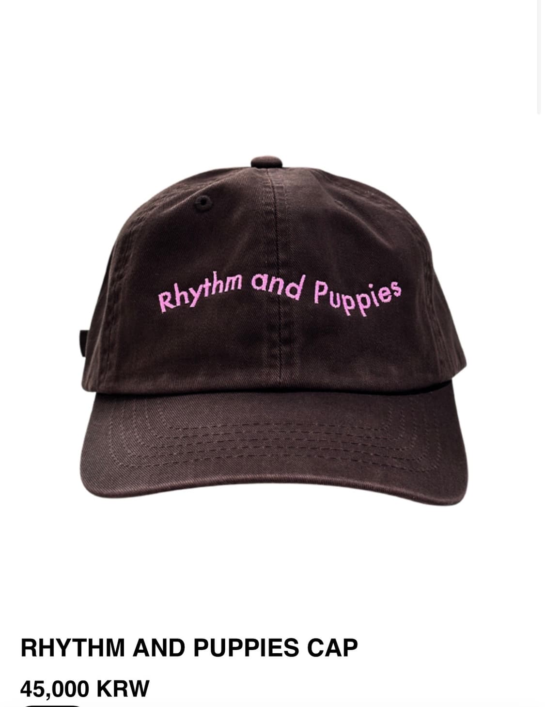 AOY rhythm and puppies 볼캡 상품이미지1