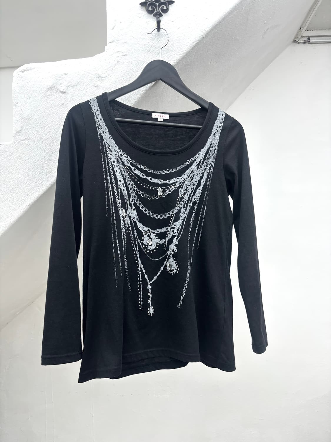 Colza chain print long sleeve   상품이미지3