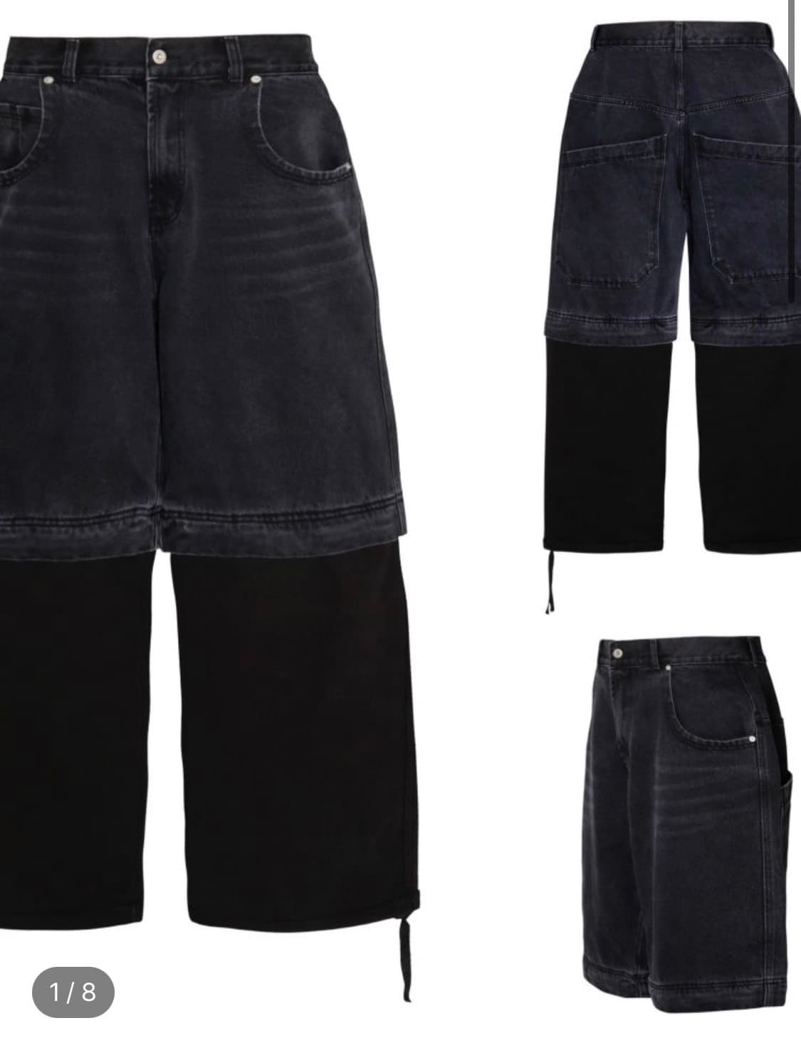 Mjd 디테처블 배기 팬츠 상품이미지1