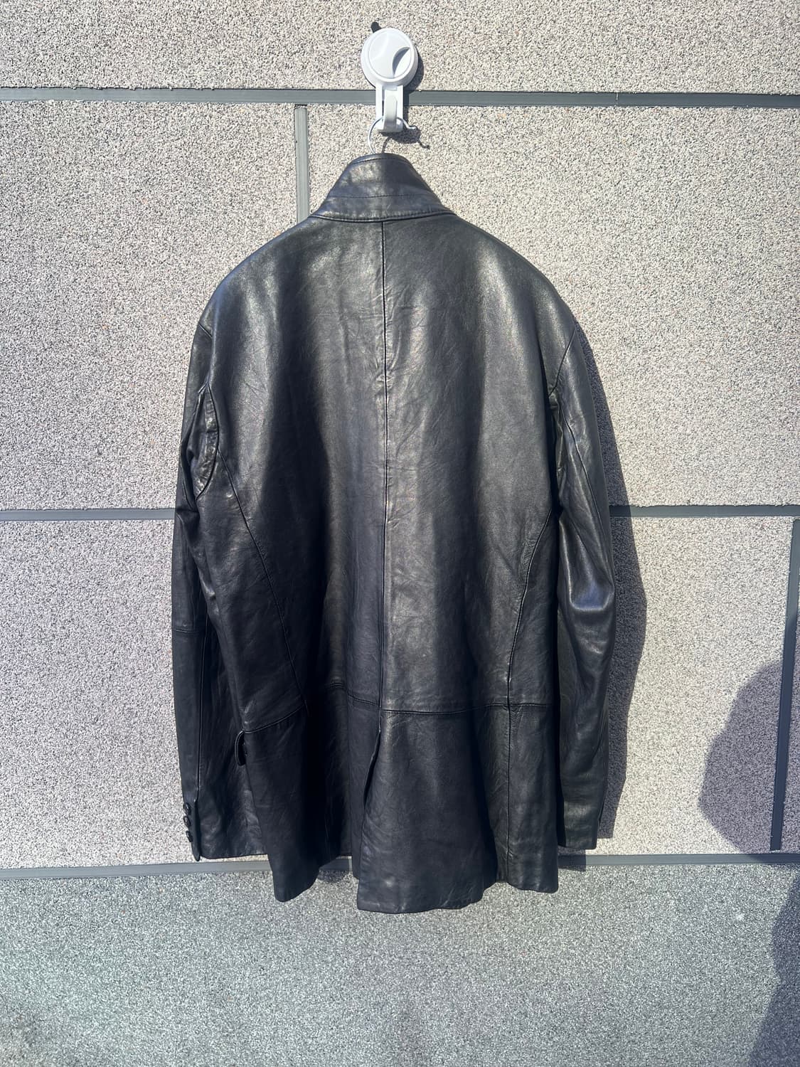 요지야마모토 뿌르옴므 10AW Leather Button Jaket 상품이미지4