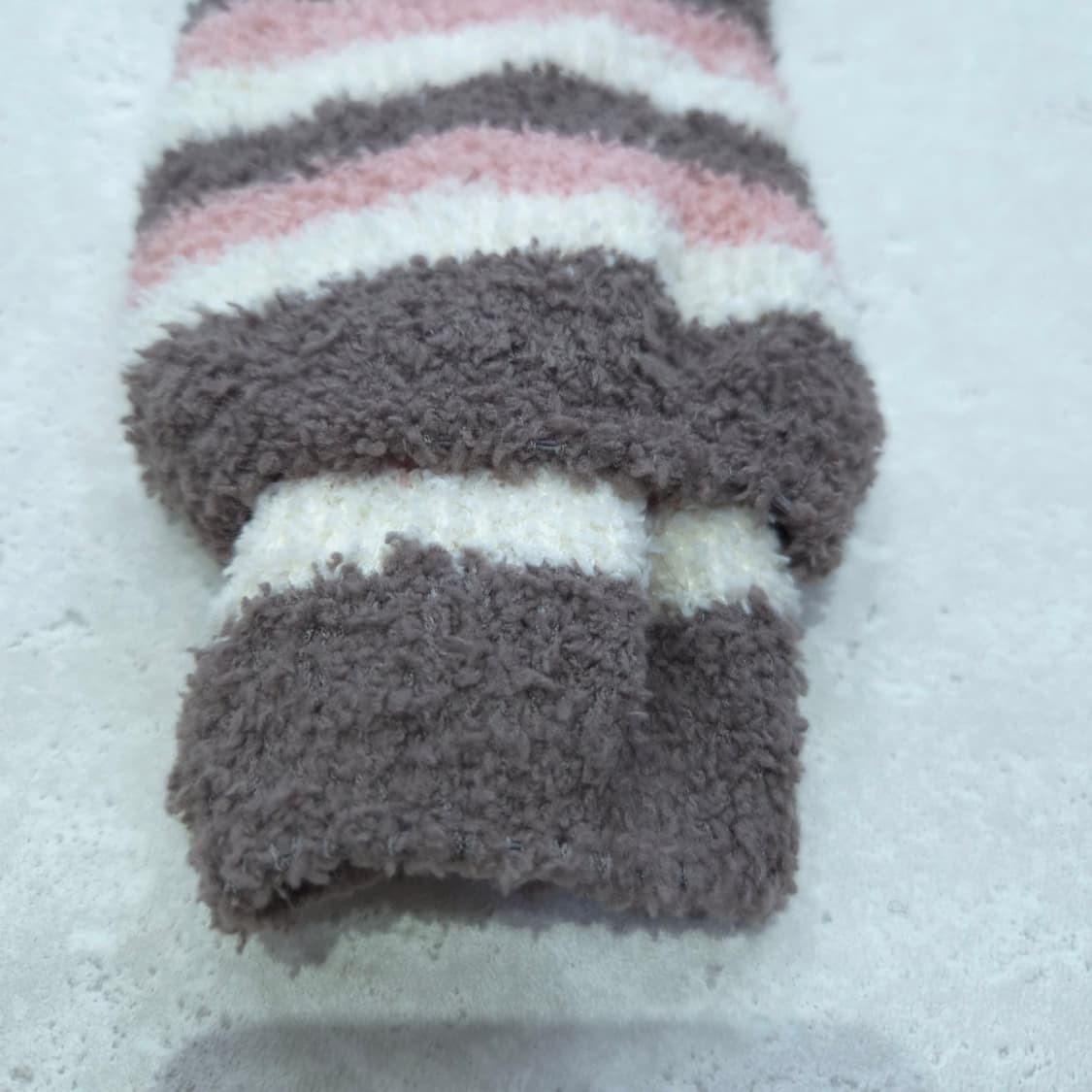 핑크 보아 스트라이프 실내용 레그워머 상품이미지3