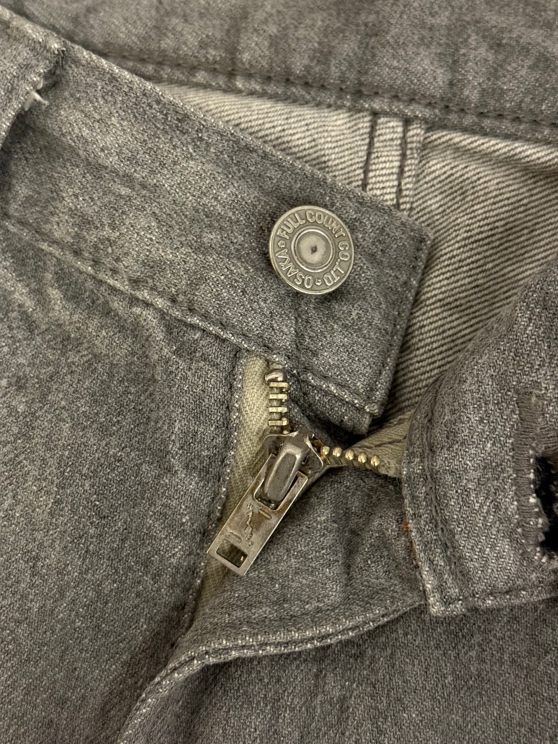 34inch) FULLCOUNT 풀카운트 Gray Selvedge Jea 상품이미지7