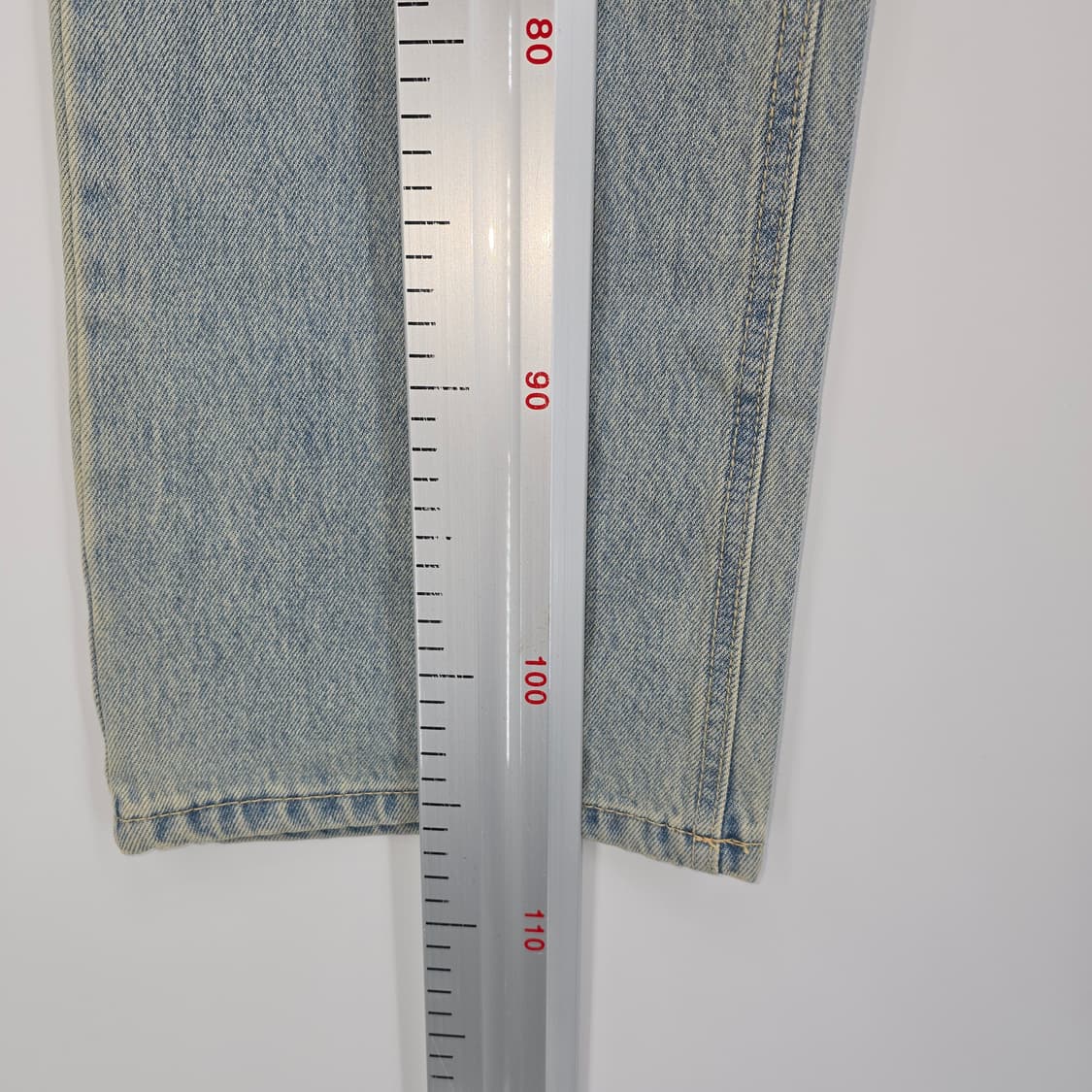 Pomelo 워싱 데님 와이드 팬츠 27 상품이미지6